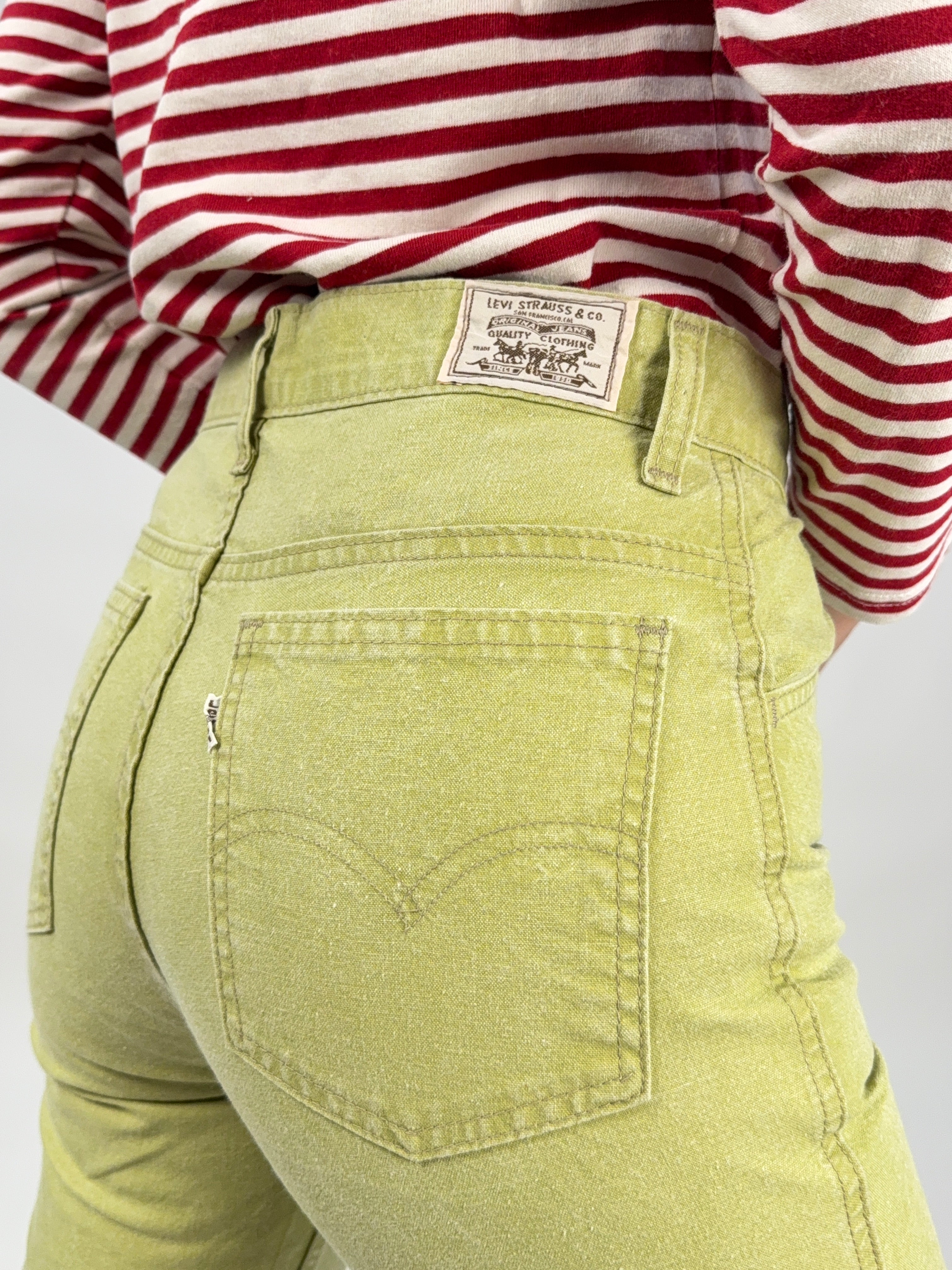 Jeans Levi's vintage - verde lime