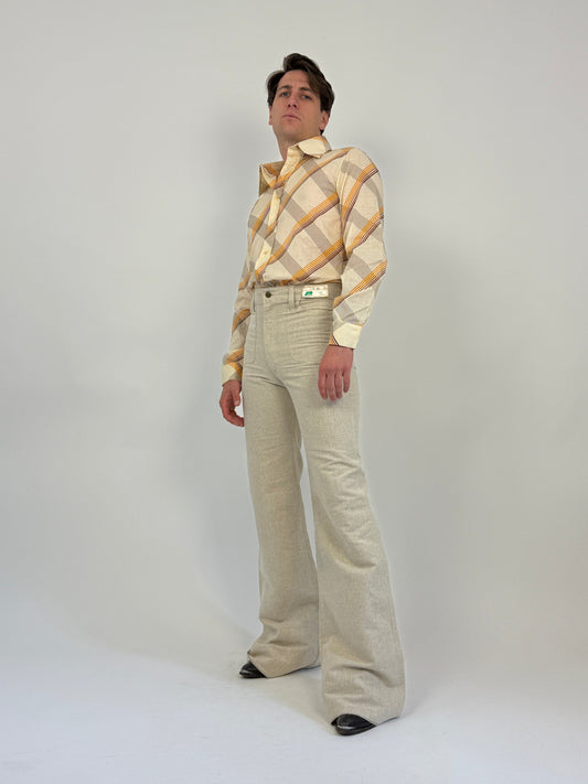 Pantaloni a zampa anni '70 Deadstock