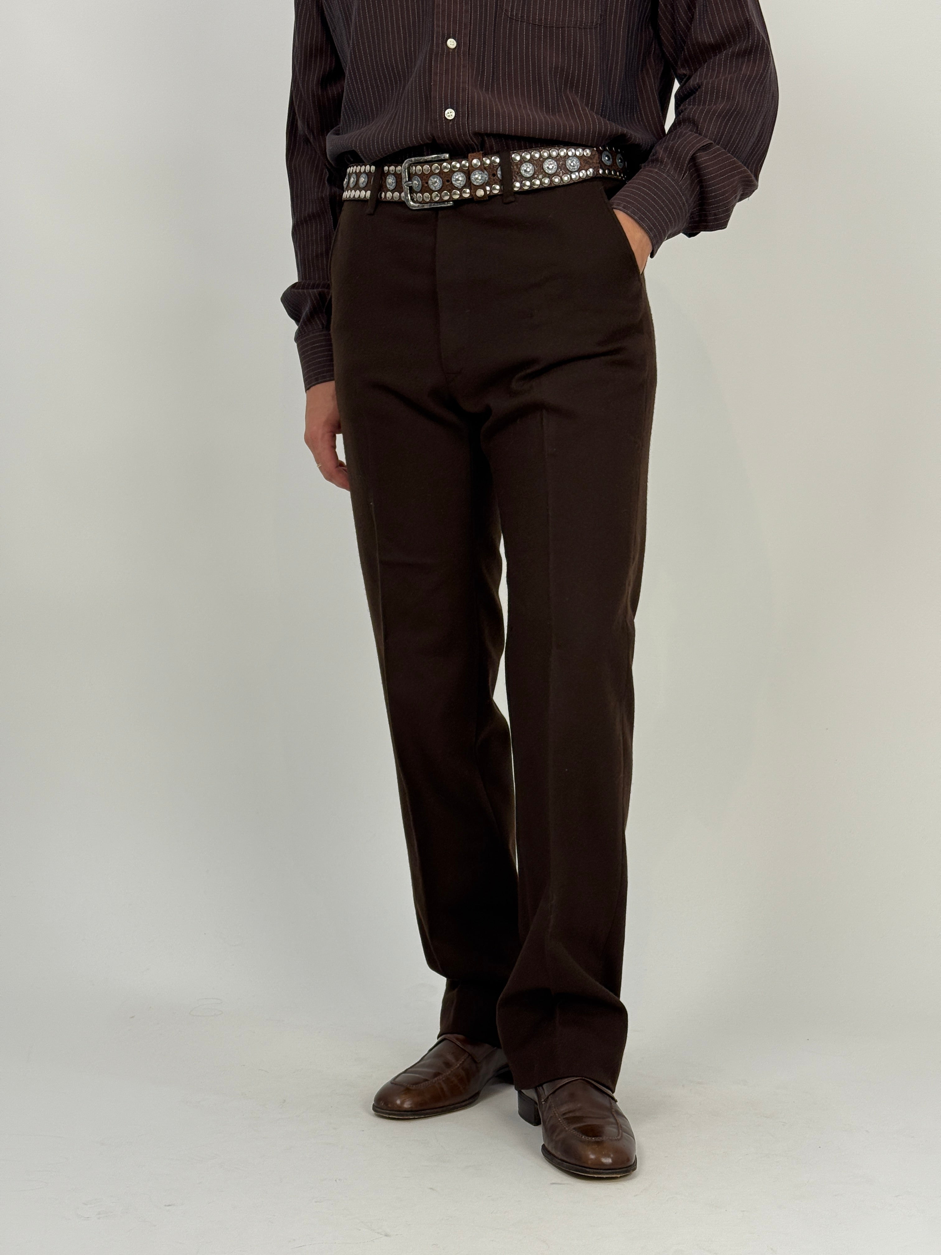 Pantaloni sartoriali in lana