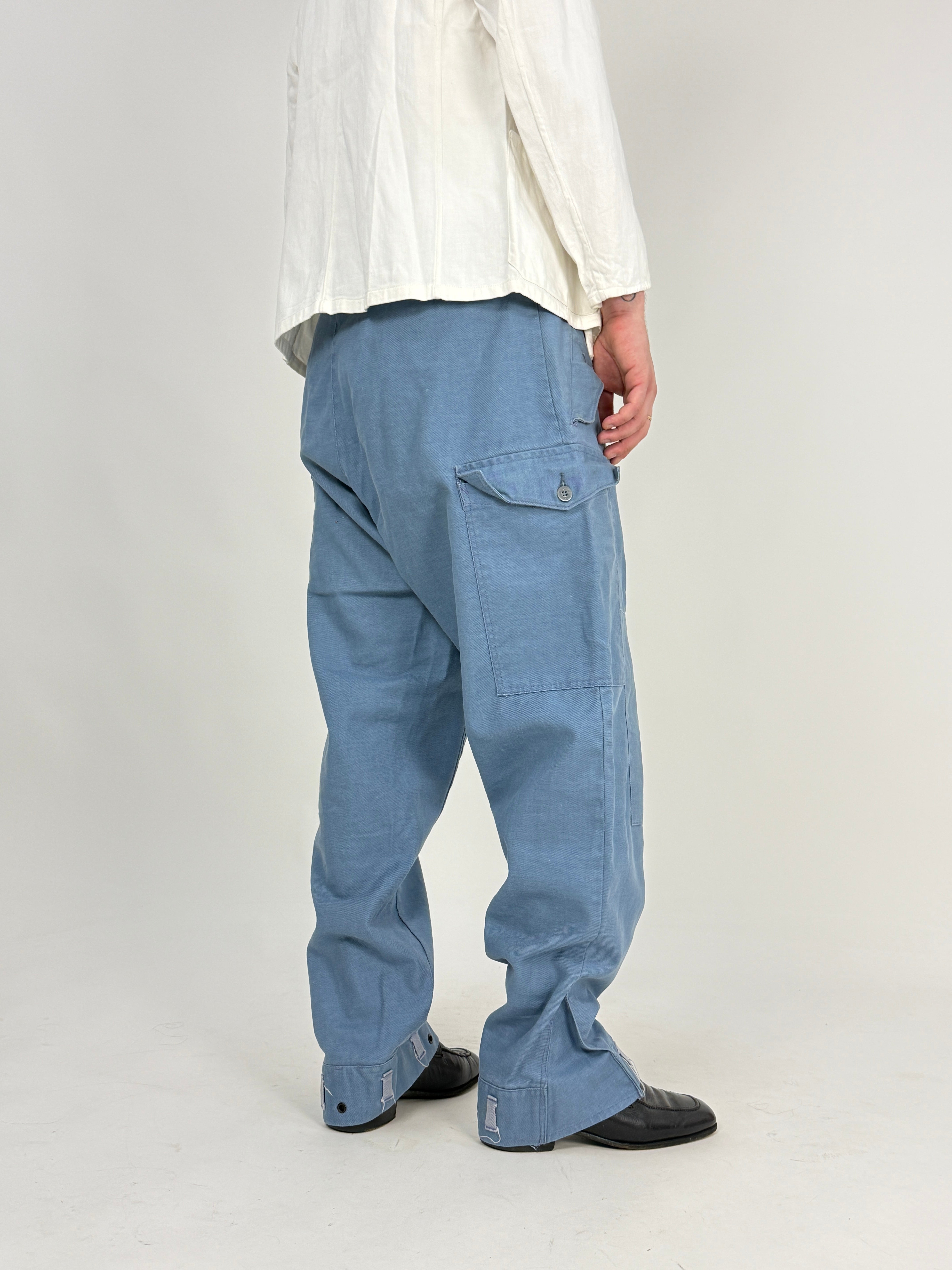 Pantaloni Cargo Protezione Civile Svizzera Anni '70/'80