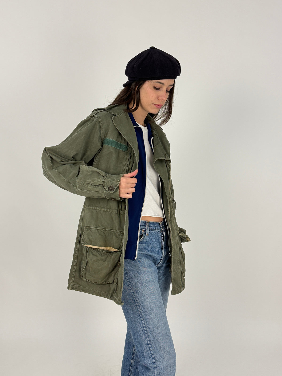 Parka Militare Francese M64 SCECAM Paris 1969 - Taglia M/L