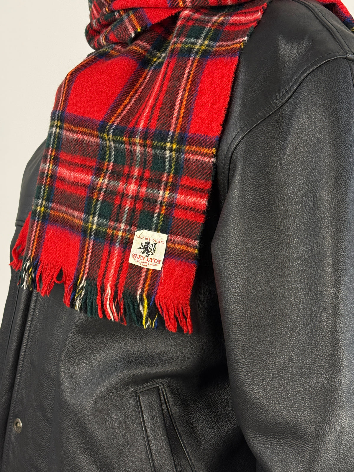Sciarpa Anni '60 Glen Lyon Tartan Lambswool Made in Scotland