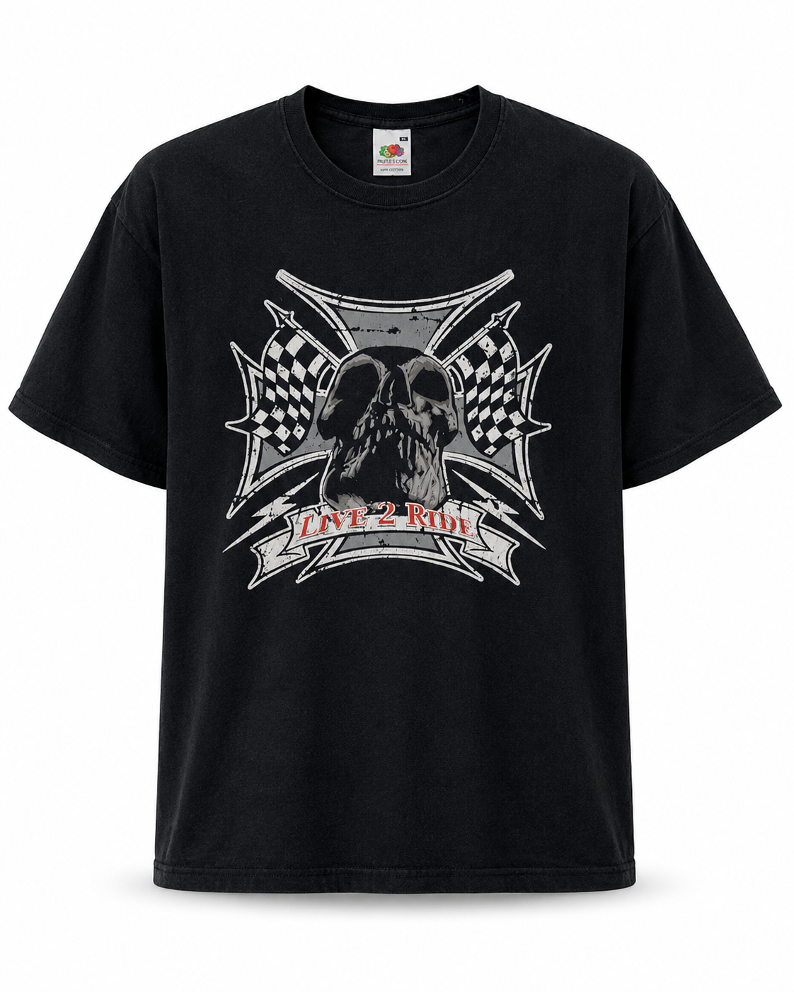 T-shirt Live 2 Ride Vintage
