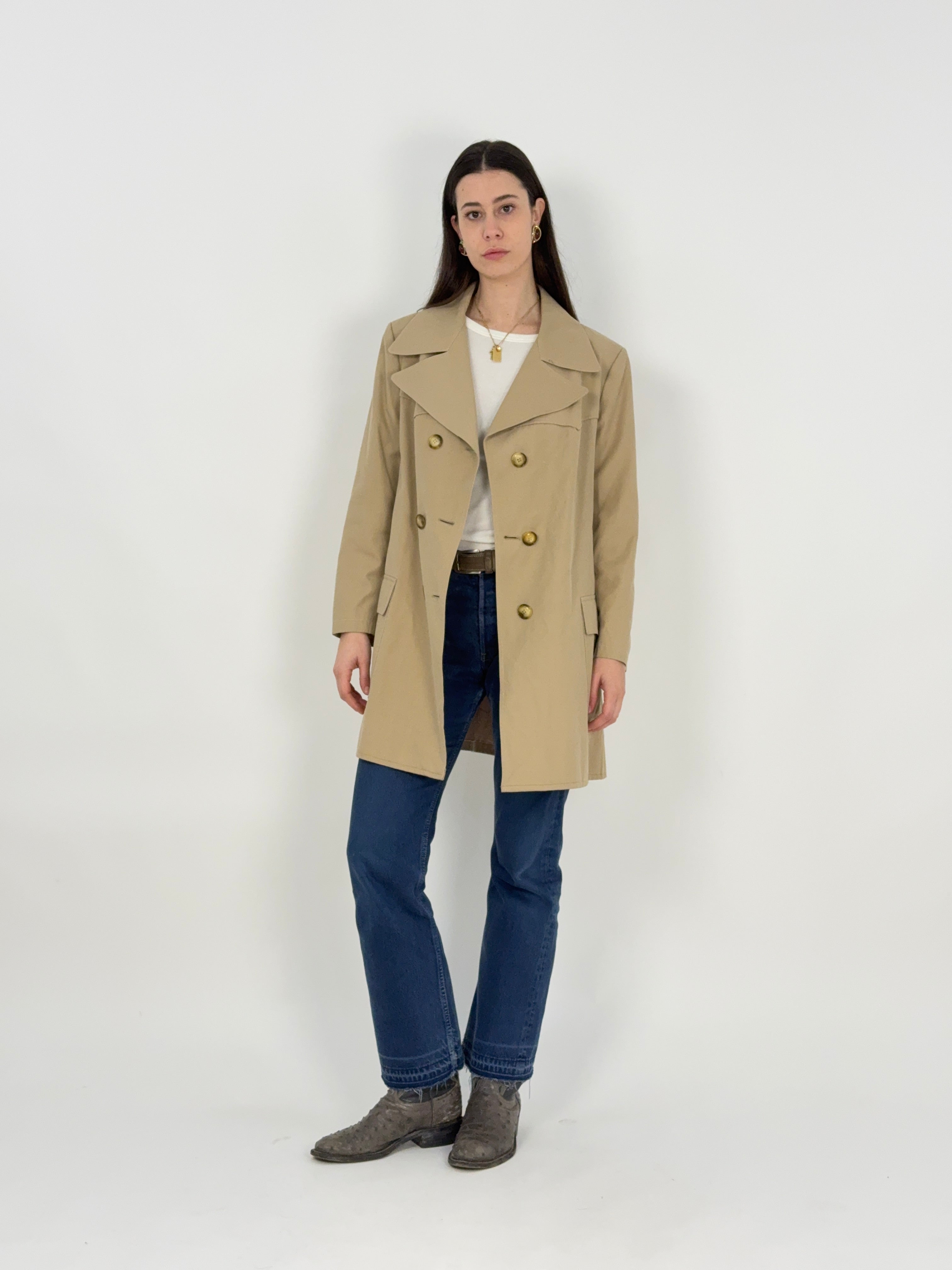 Trench doppiopetto anni '60