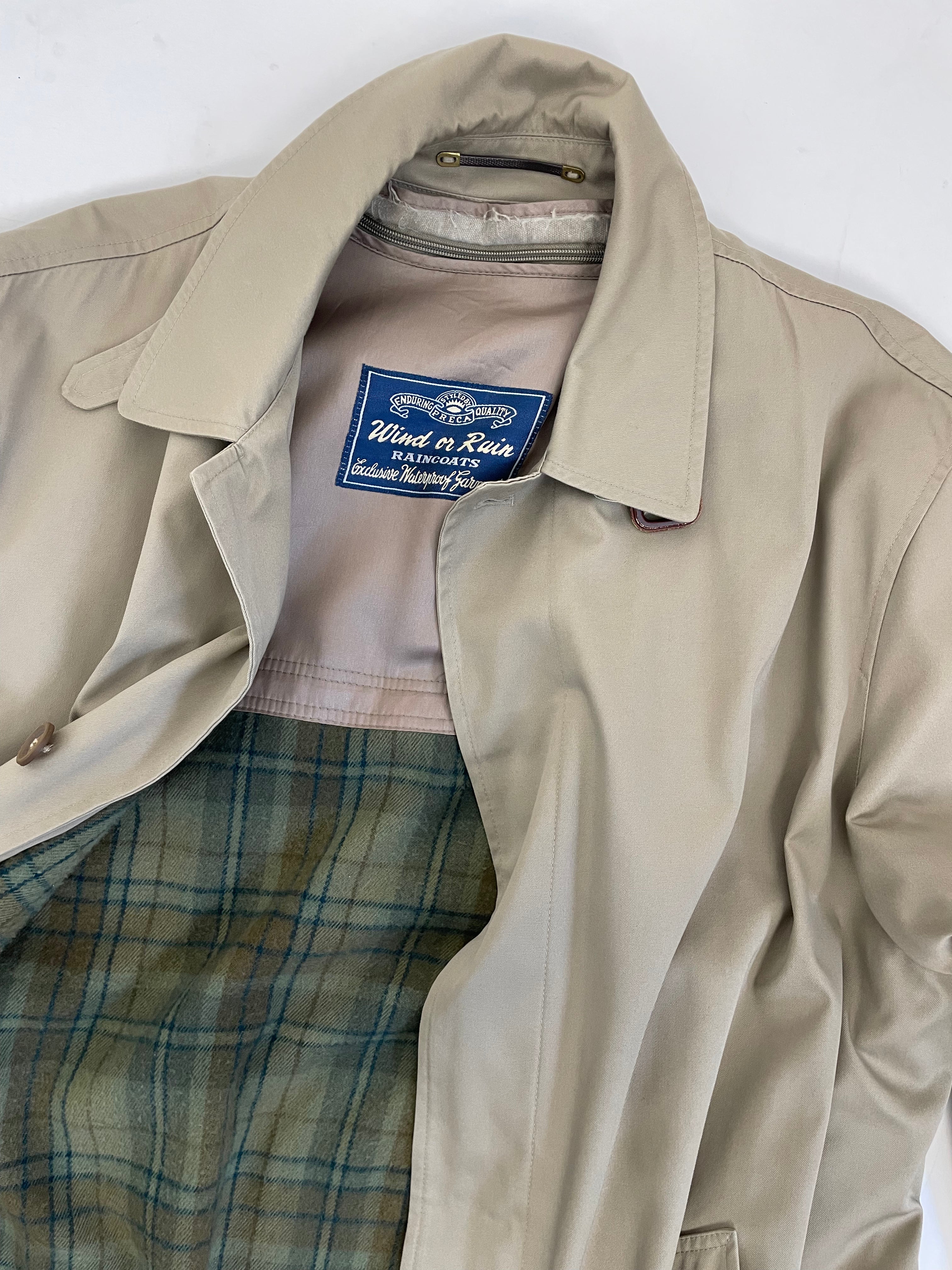 Trench vintage sfoderabile