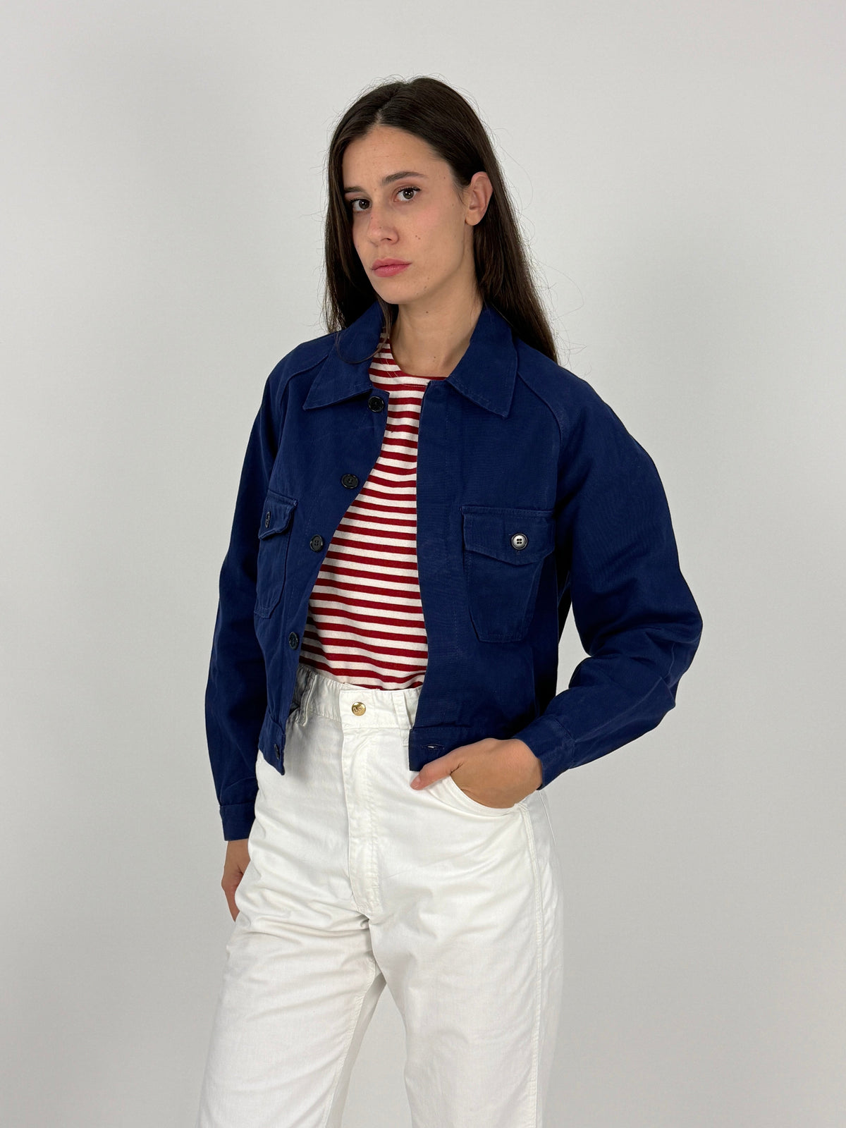 Work Jacket con Cimosa Anni '70 - Taglia M