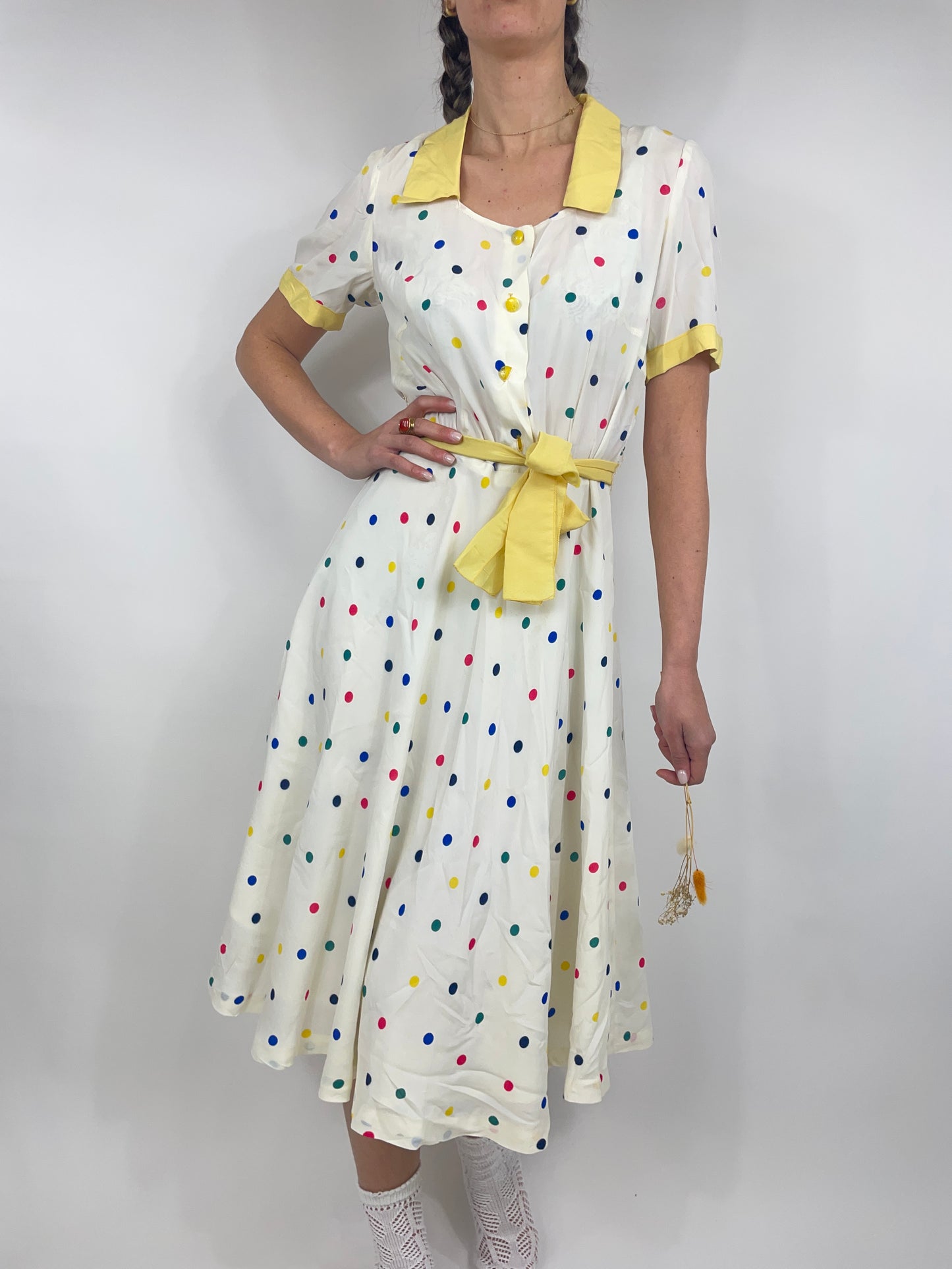 Abito in pura seta anni '70