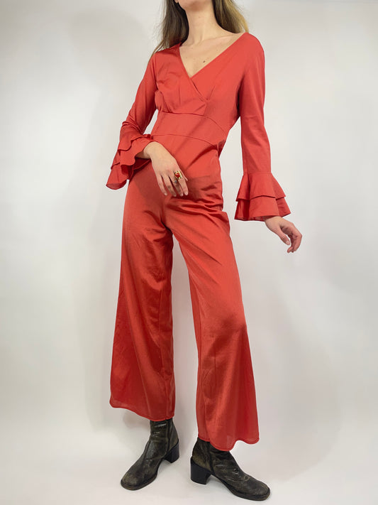 tuta-anni-80-da-donna-colore-arancione