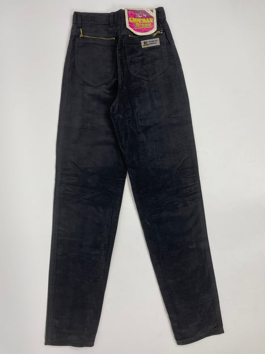 pantaloni-anni-80-nero-da-donna