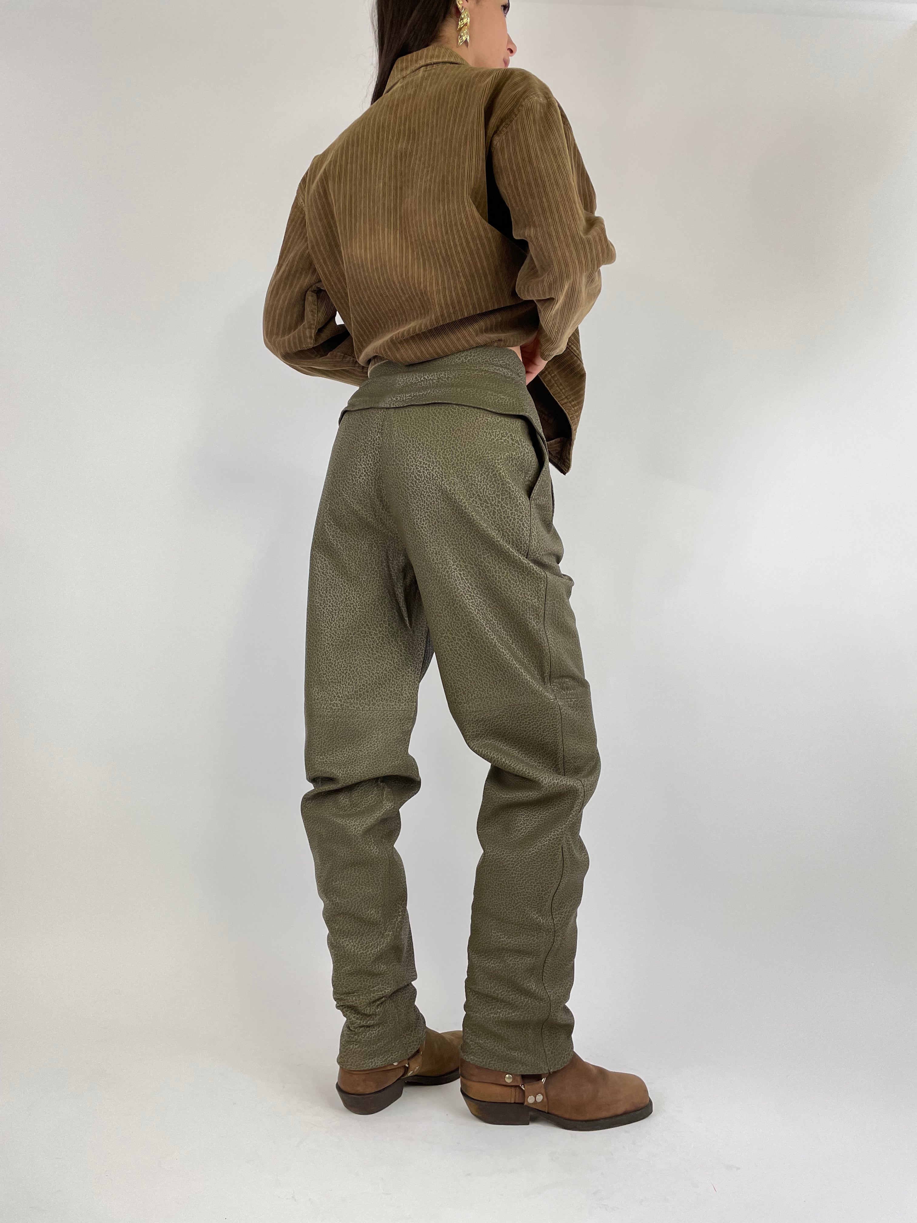 Genny-Hose – Echtes Leder