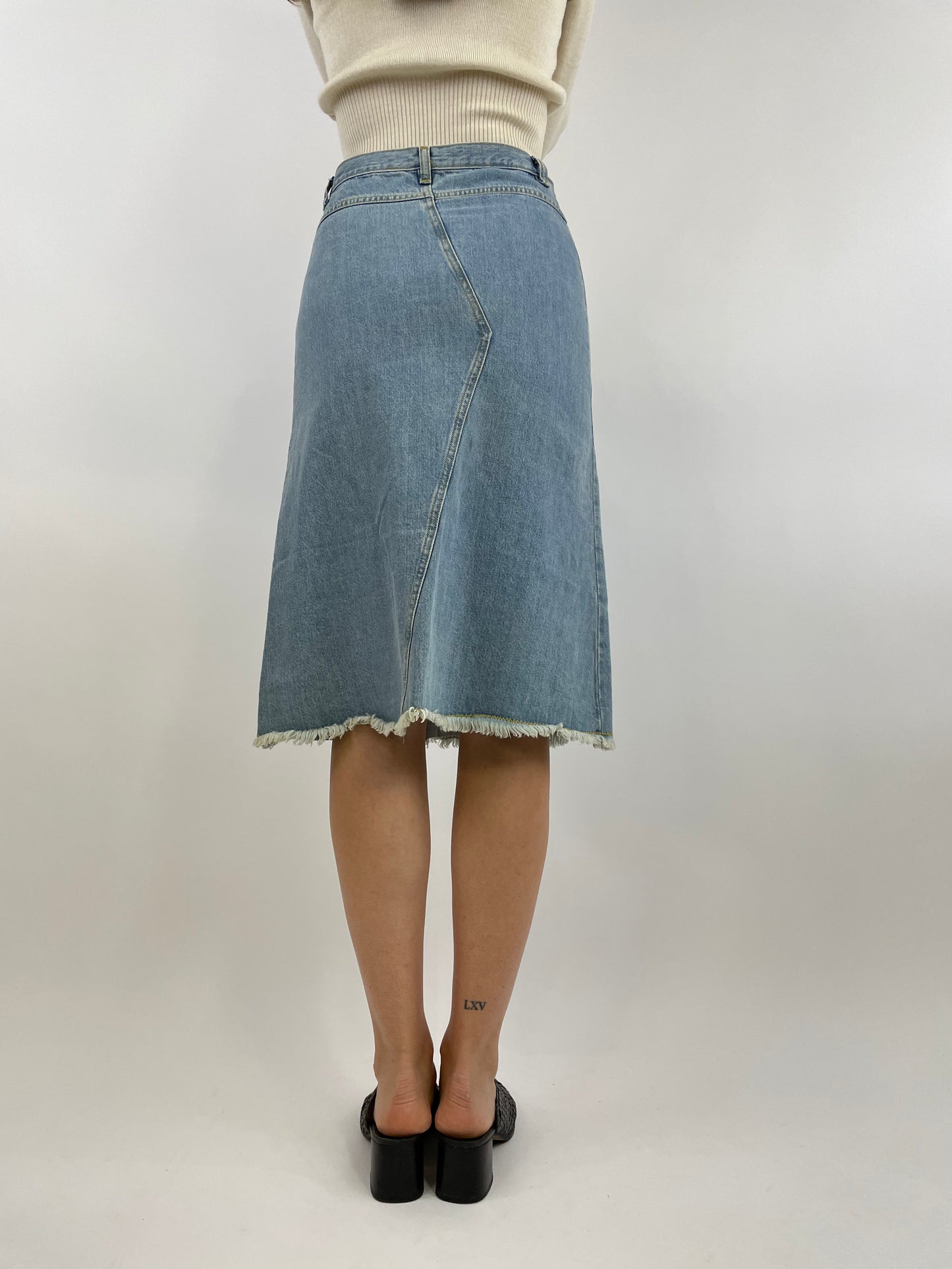 Benetton-Jeansrock aus den 1990er Jahren