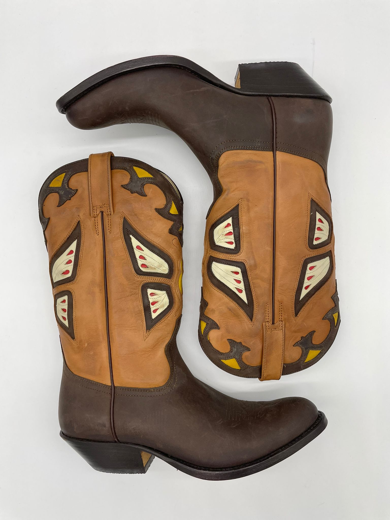 Camperos-primeboots-in-perfette-condizioni-colore-marrone-e-beige