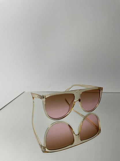 Sunglasses pink lens 1980