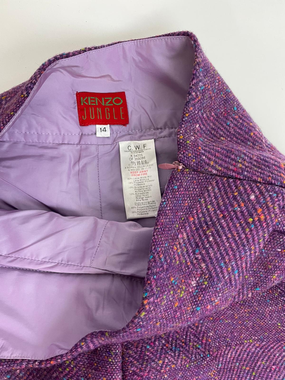 Kenzo Jungle 1990s suit