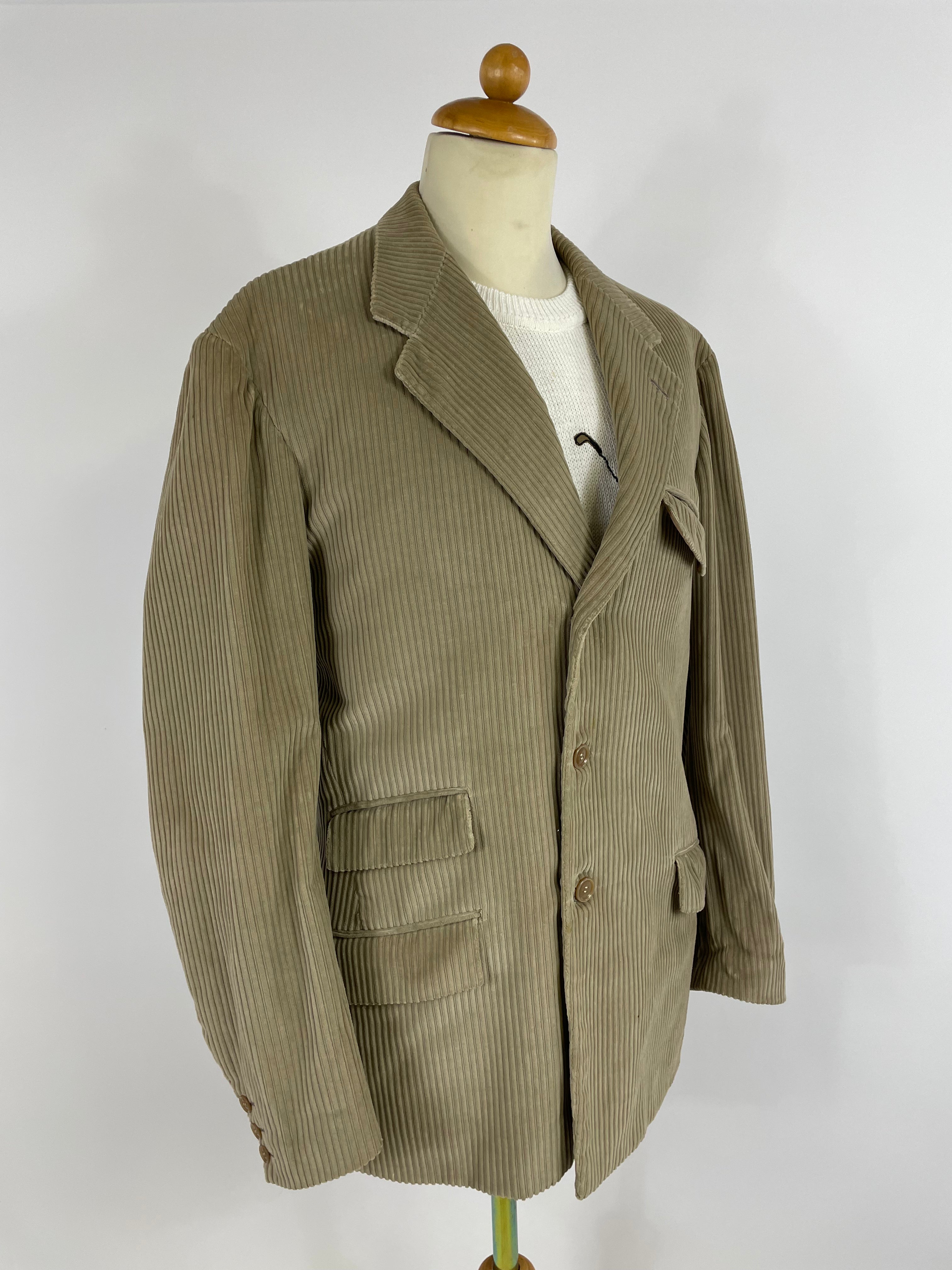 Giacca sartoriale in velluto