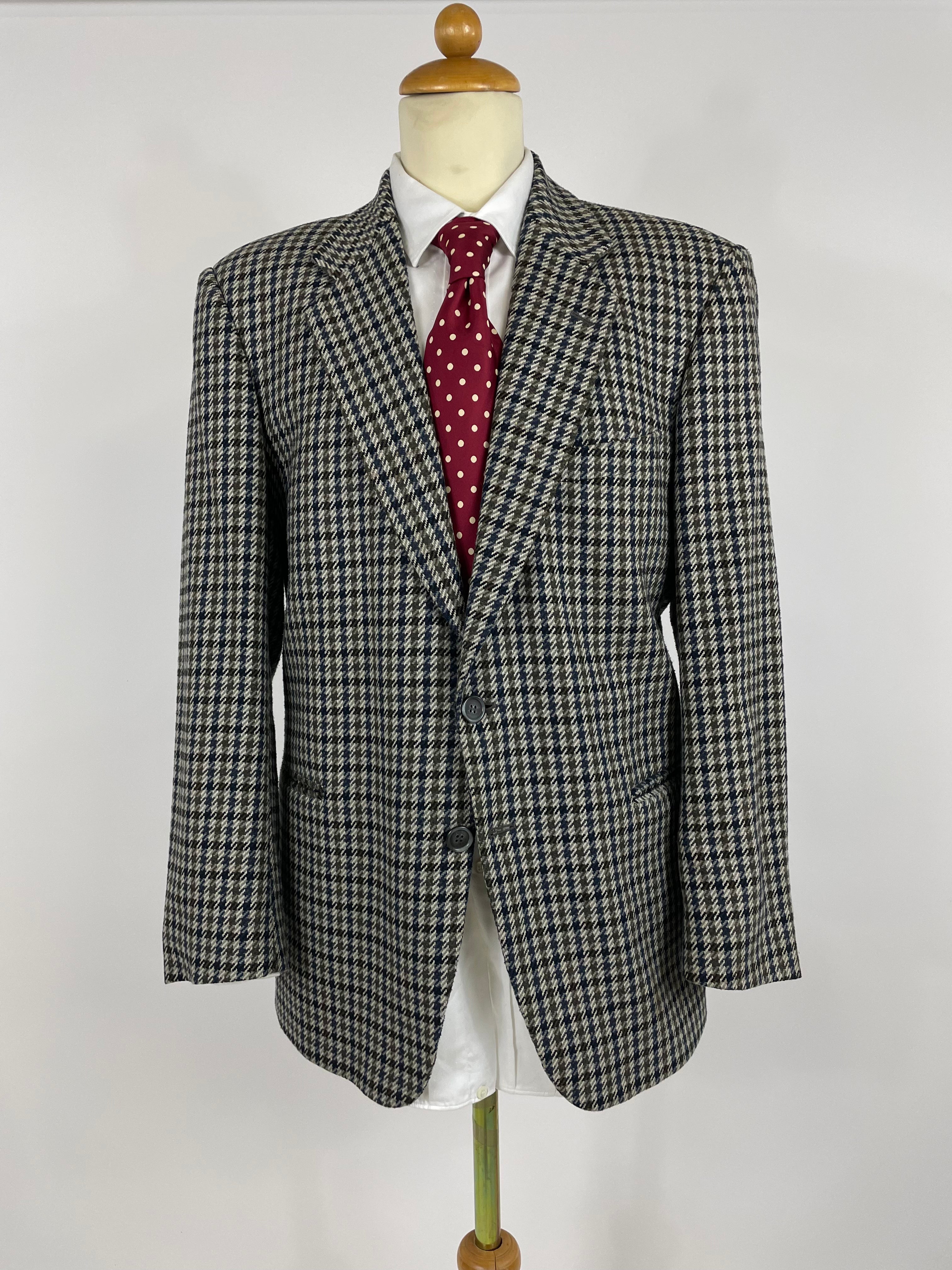 giacca-vintage-lana-pied-de-poule-colore-grigio