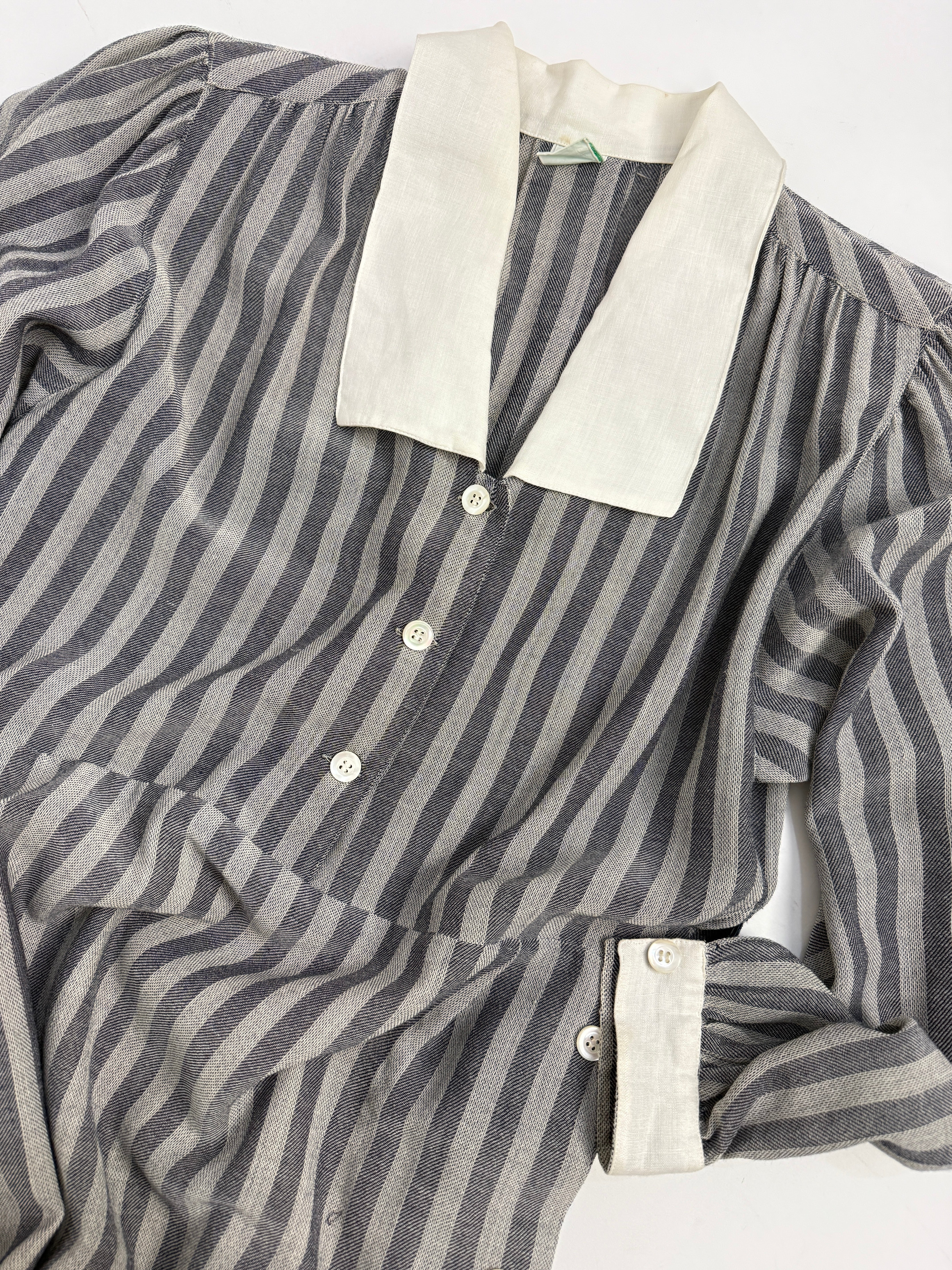 Abito midi a righe anni '70 - Fangovintage