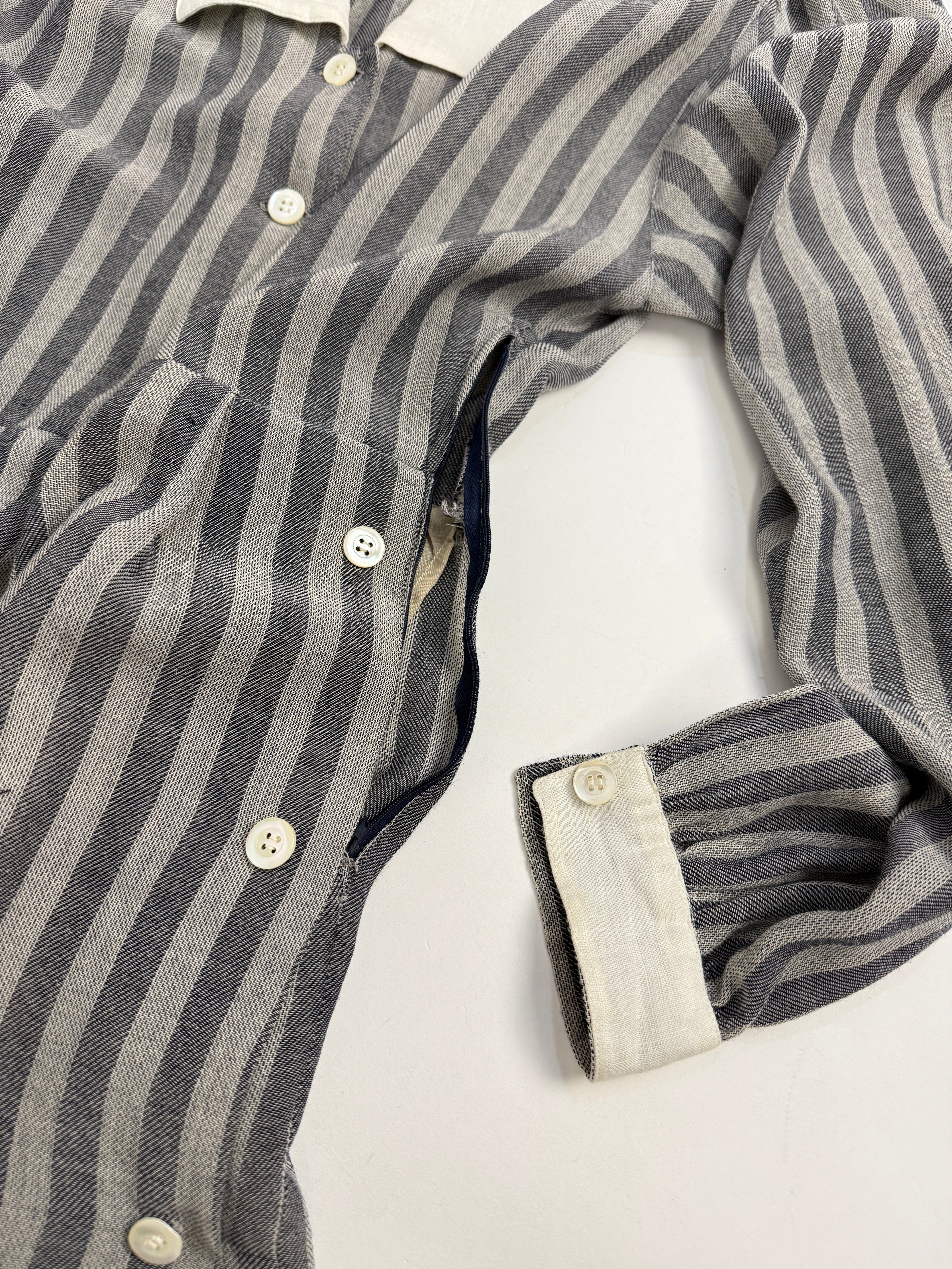 Abito midi a righe anni '70 - Fangovintage