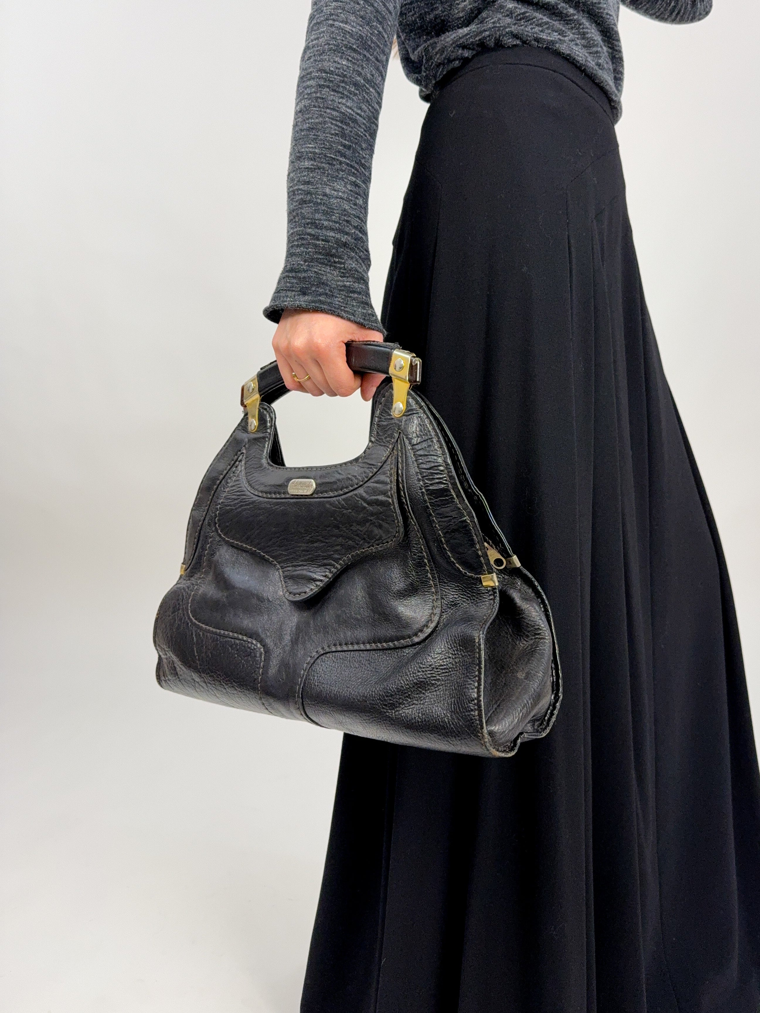 Borsa Alexander in vera pelle anni '70