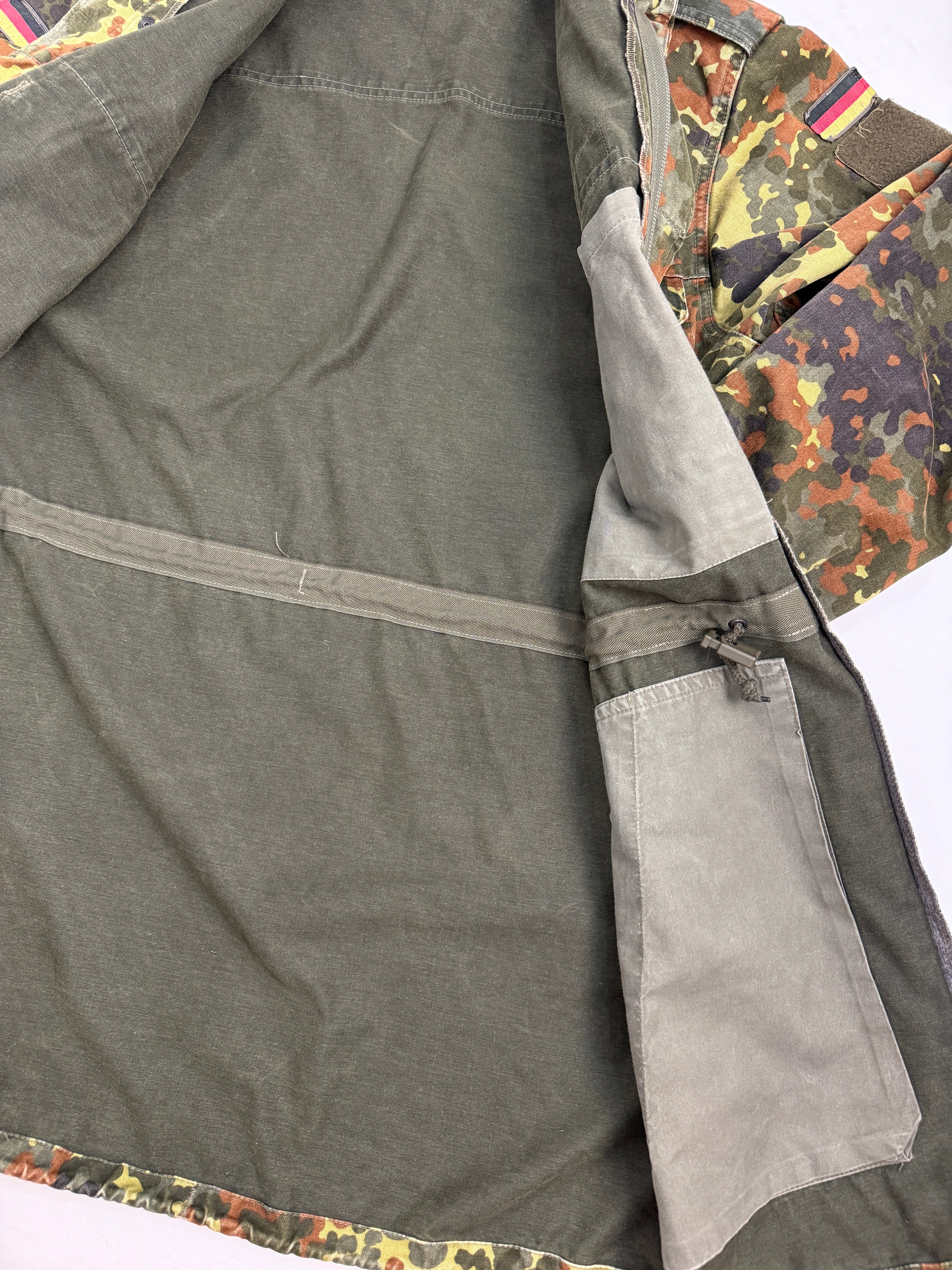 Parka Militare Bundeswehr Flecktarn Anni '90 - Taglia M