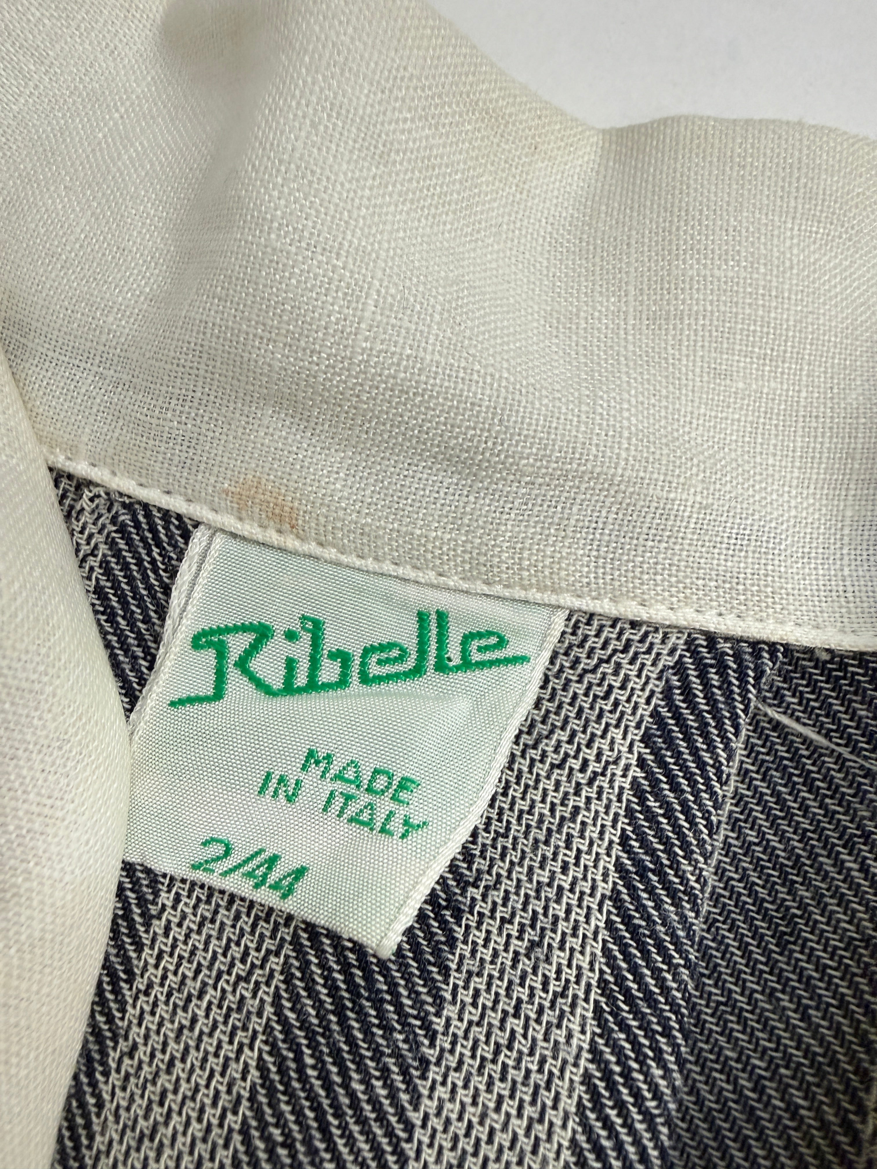 Abito midi a righe anni '70 - Fangovintage