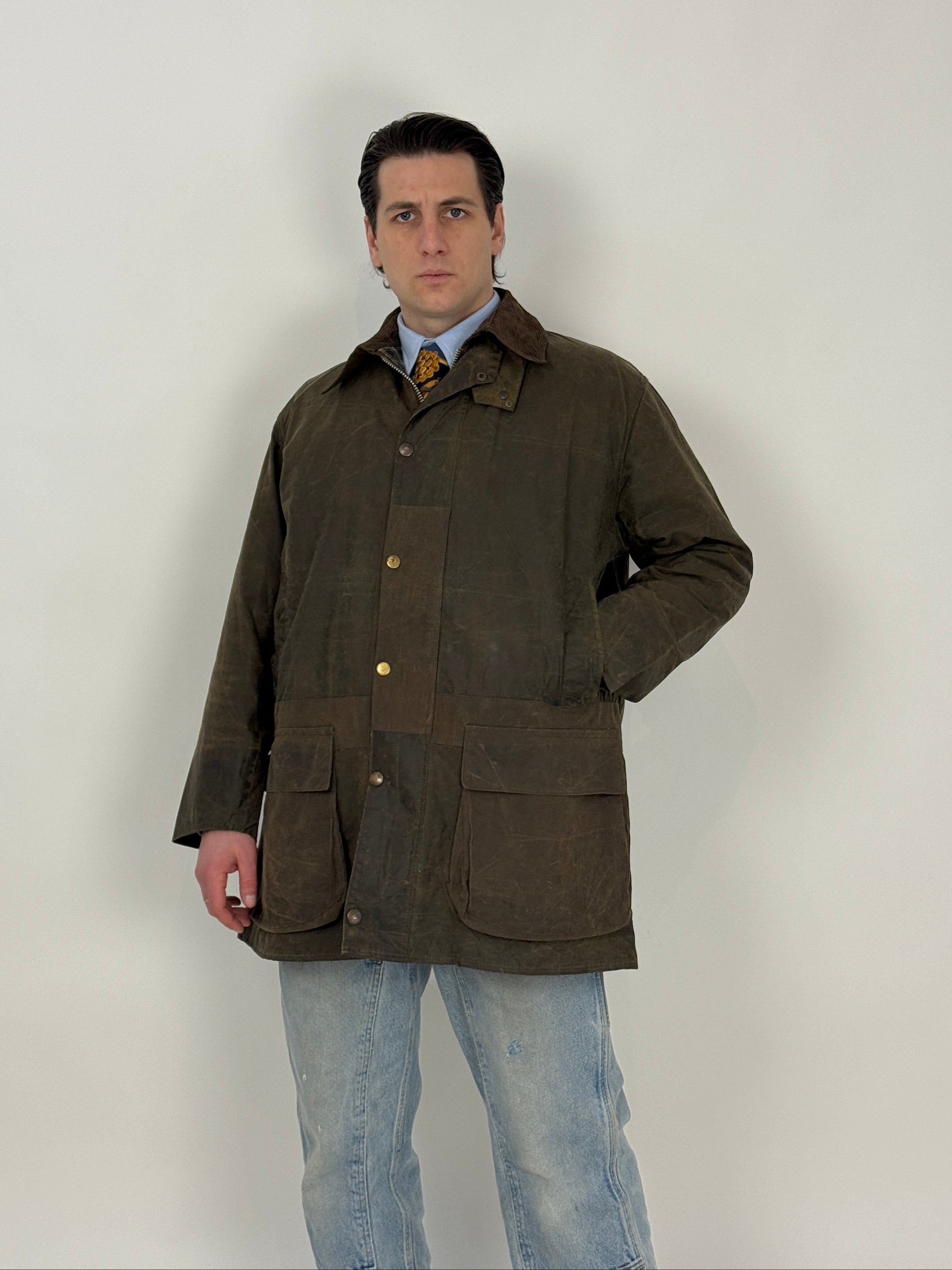 Giacca Barbour Border due Corone – Made in England anni ’80 - Fangovintage
