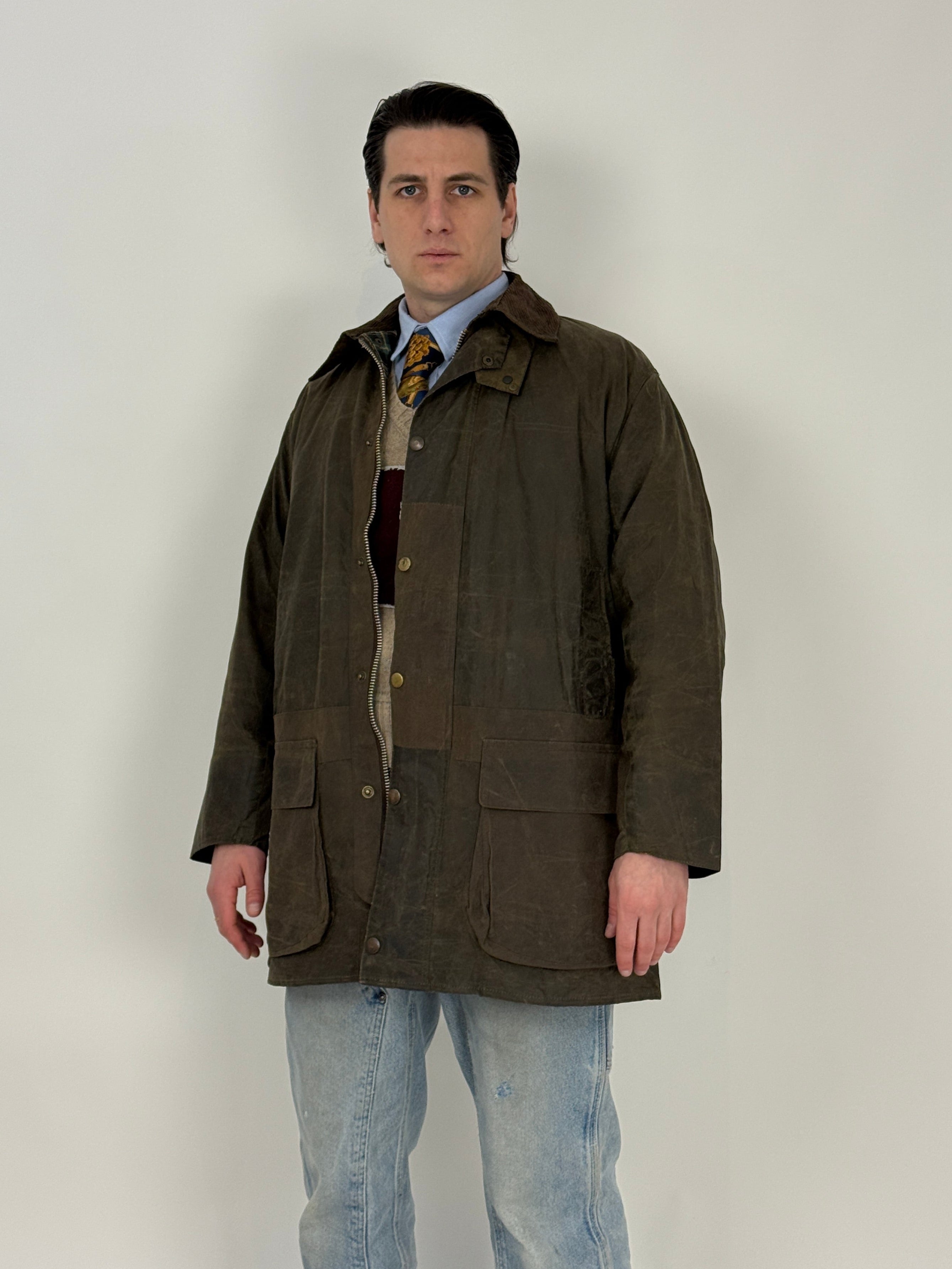 Giacca Barbour Border due Corone – Made in England anni ’80 - Fangovintage