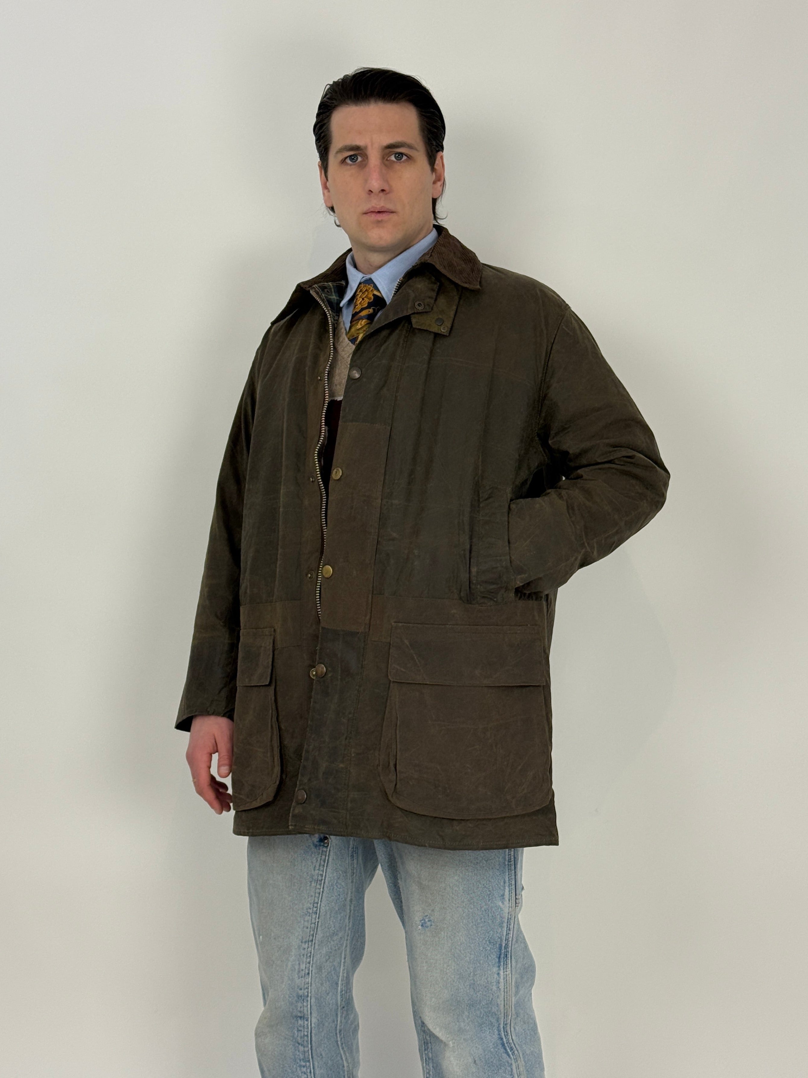 Giacca Barbour Border due Corone – Made in England anni ’80 - Fangovintage