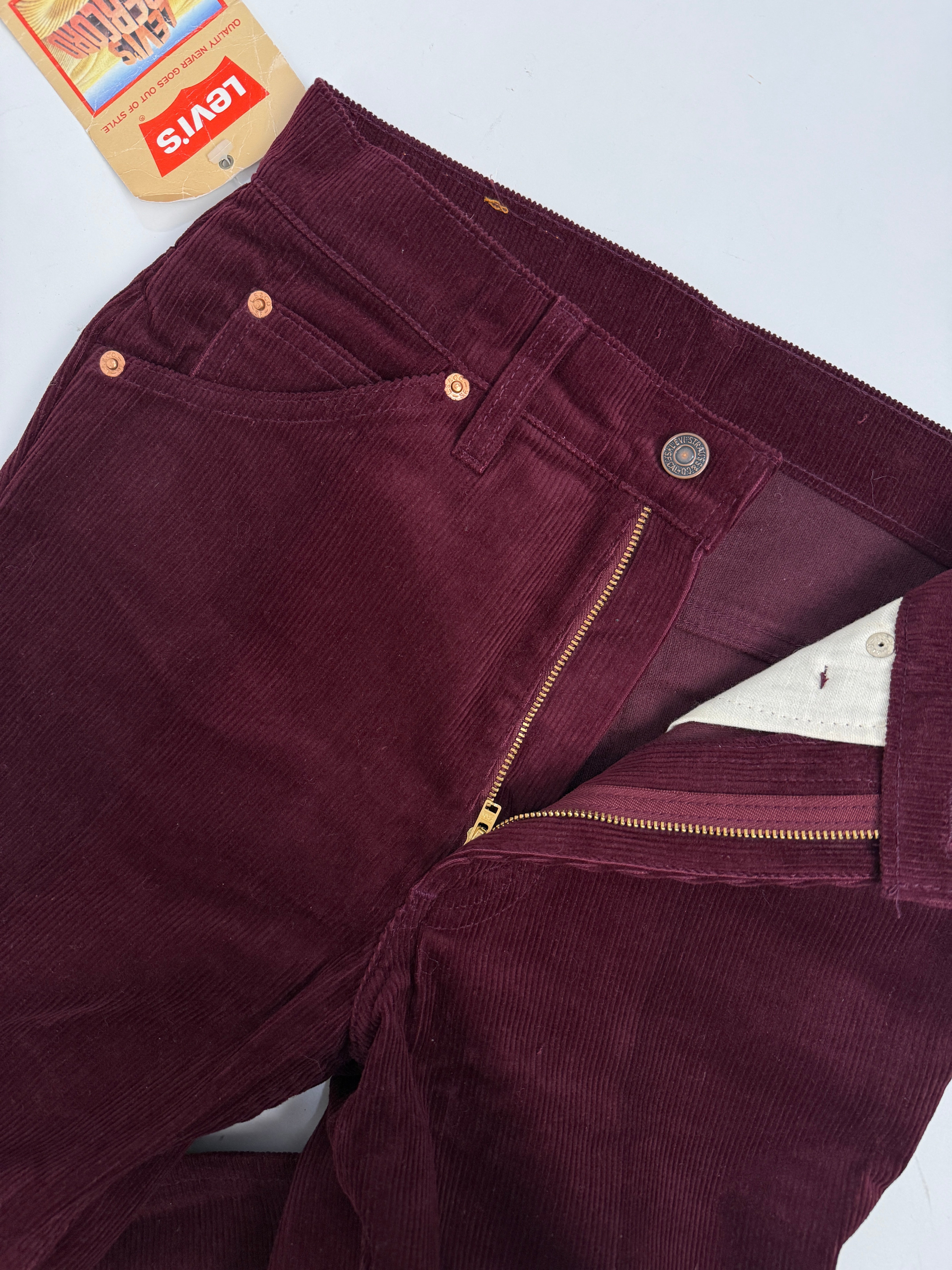 Pantaloni Levi’s Supercord anni ’70 Deadstock - velluto a coste