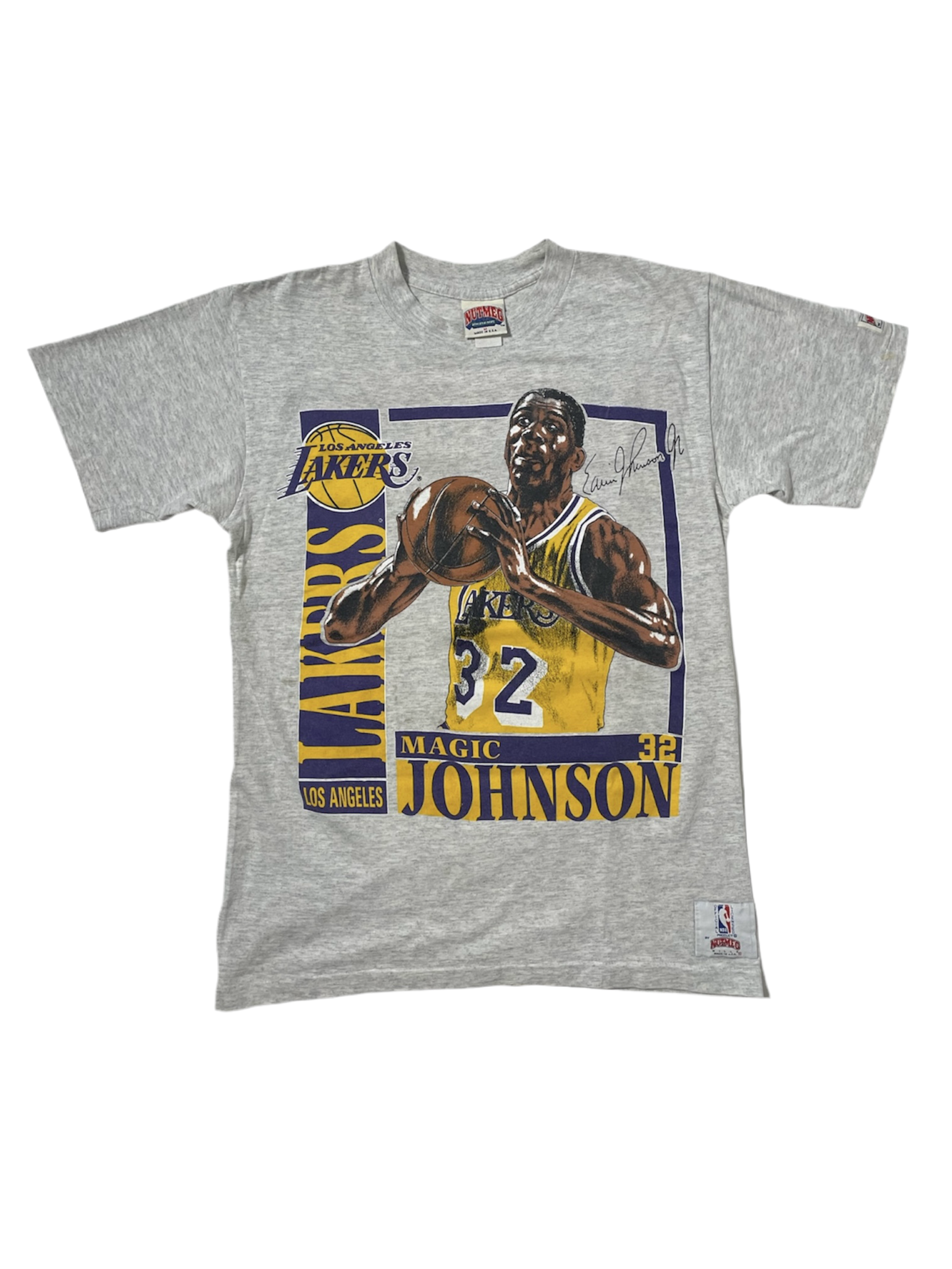 T-shirt Magic Johnson LA Lakers anni '90 - Fangovintage