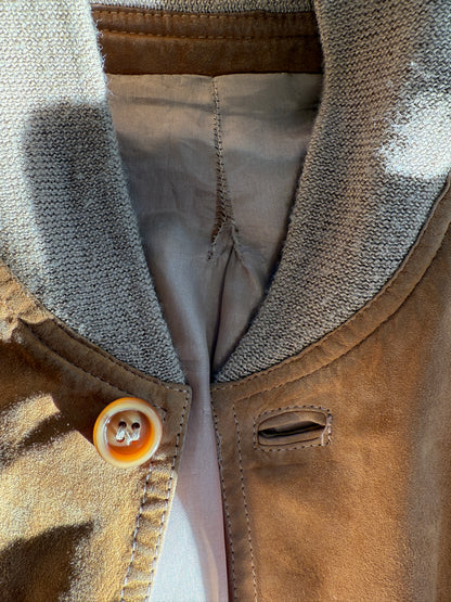 Giacca vintage scamosciata