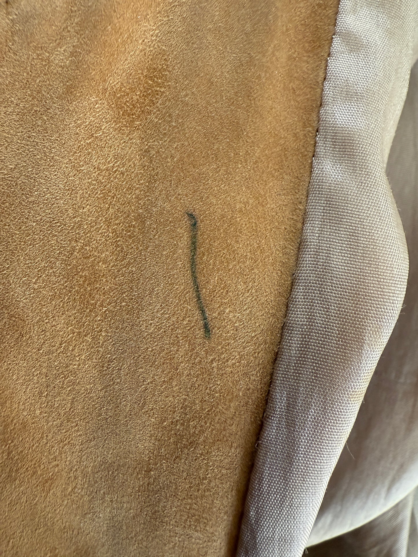 Giacca vintage scamosciata