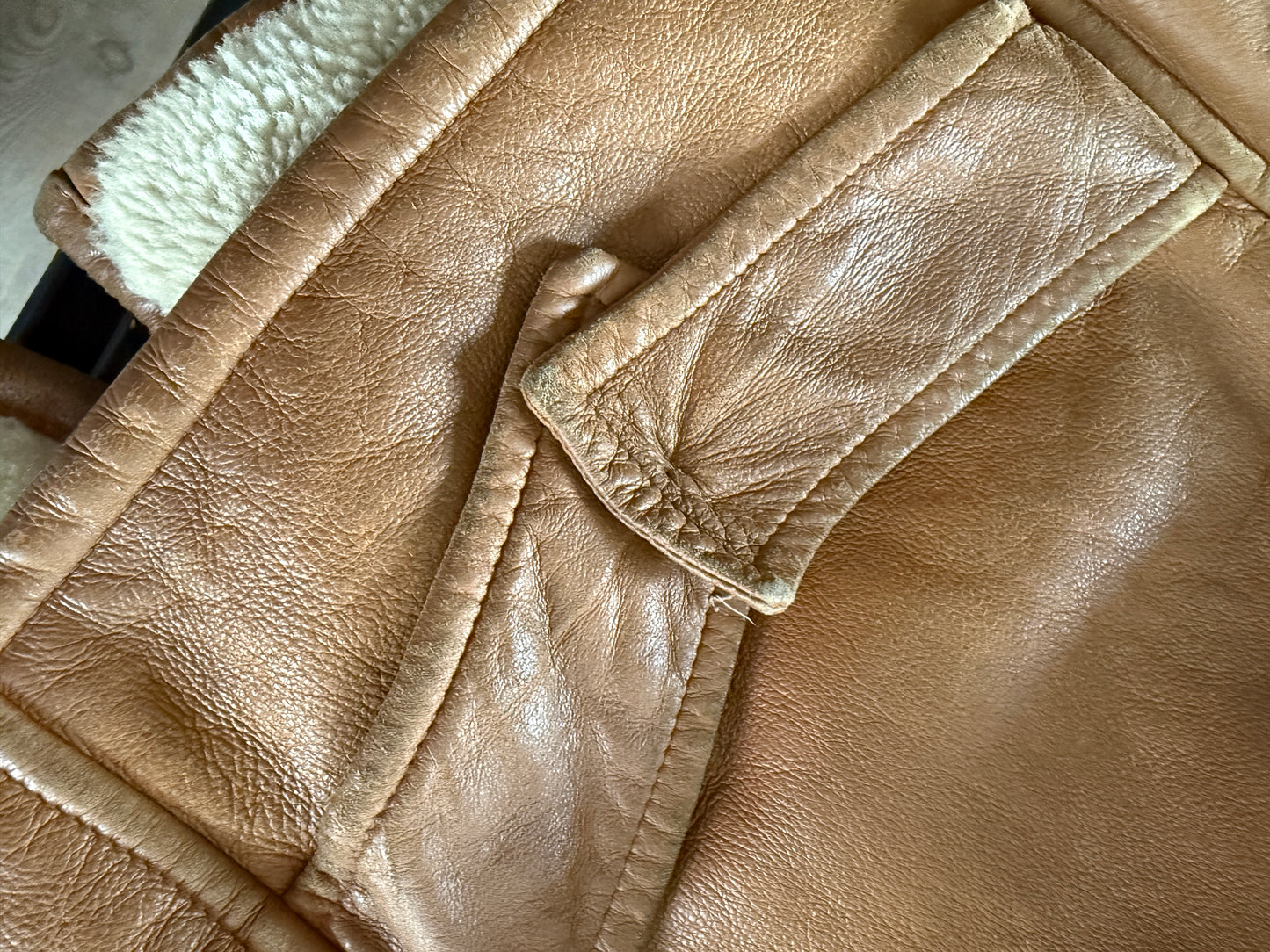 Montone shearling anni '80
