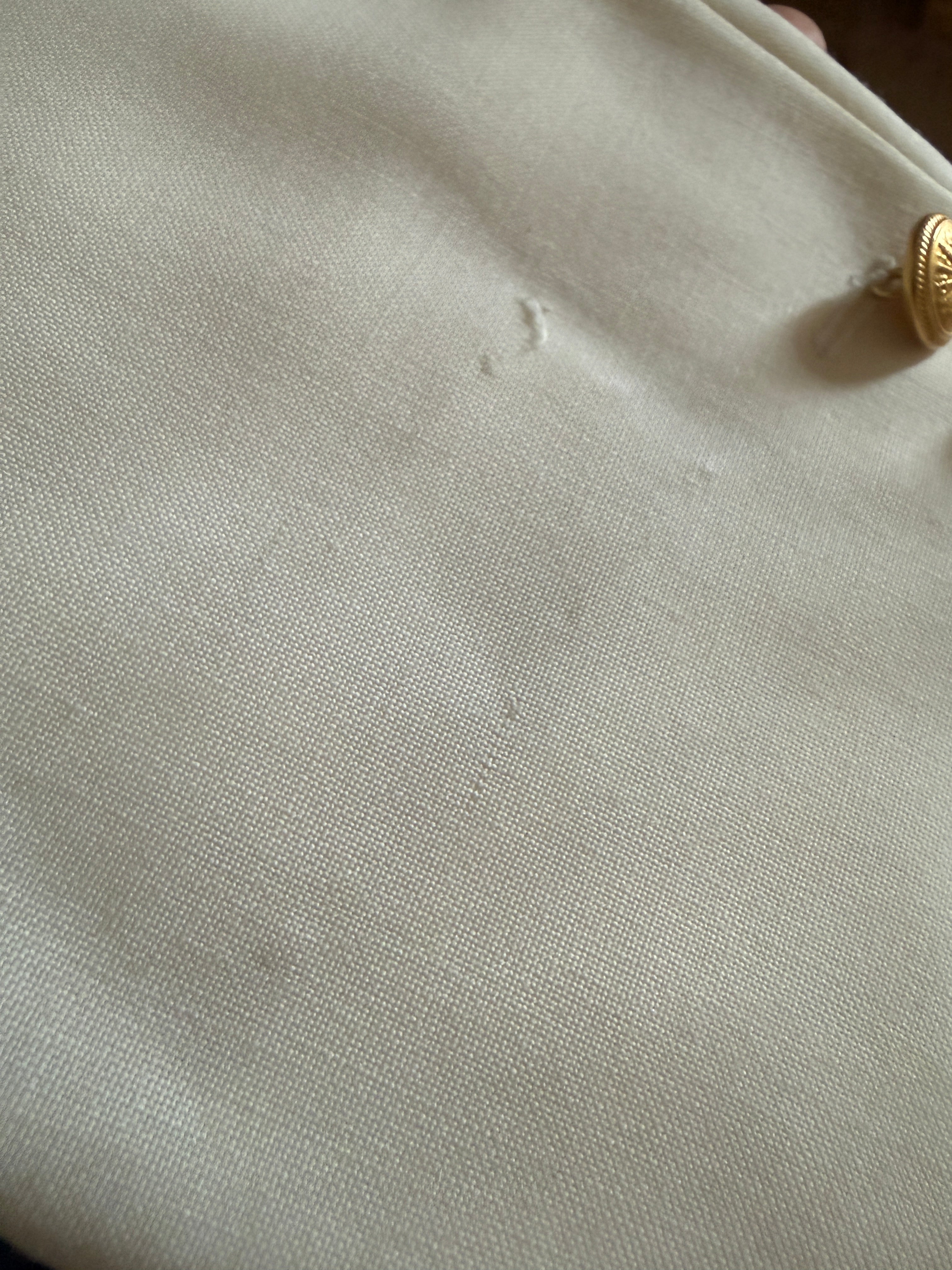 Blazer vintage sartoriale doppiopetto con bottoni oro