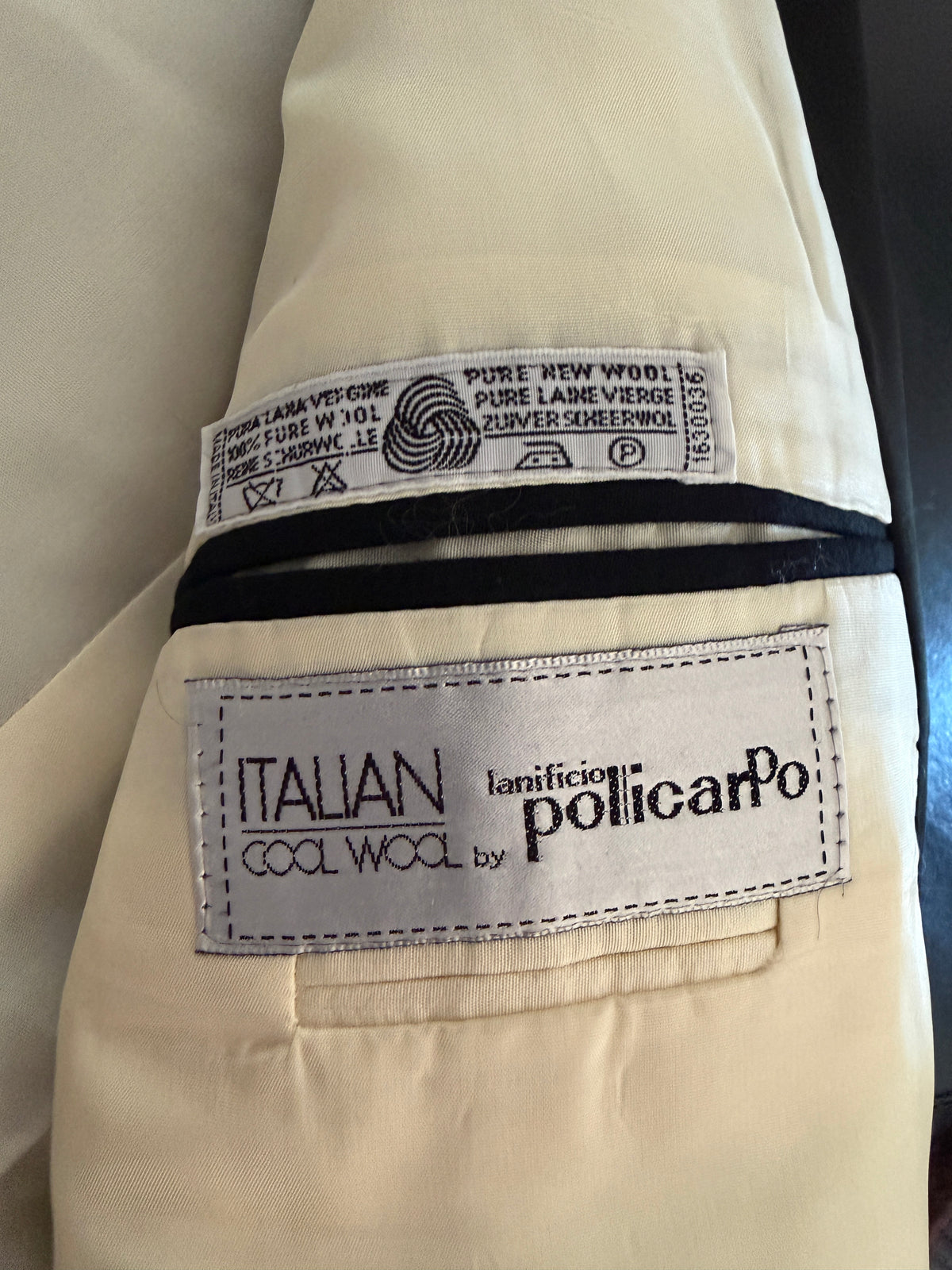 Smoking Vintage TEX Italy Arezzo Lana Shawl Collar - Taglia 50/52