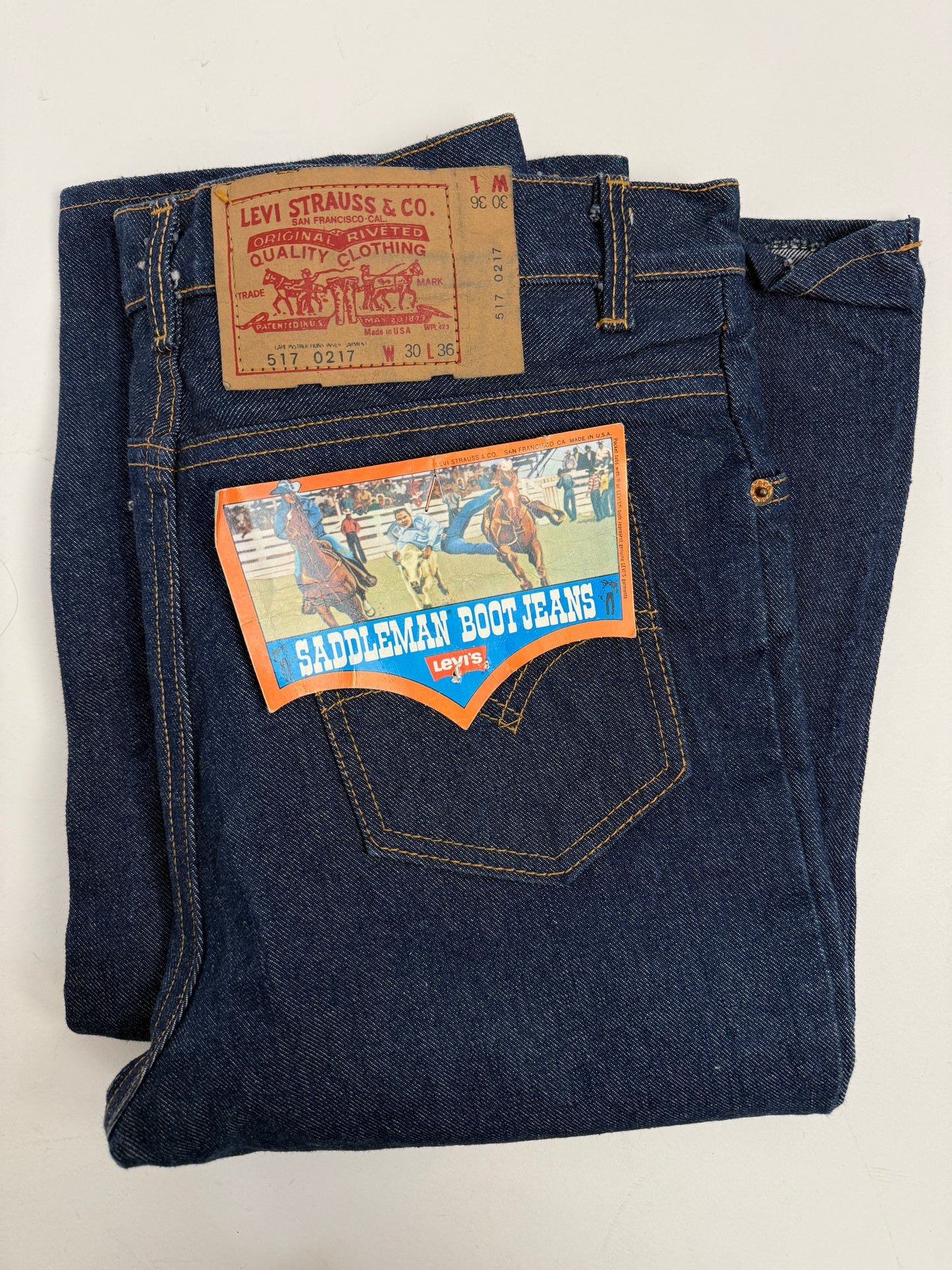 Levi's 517 Saddleman Boot Jeans - Made in U.S.A.