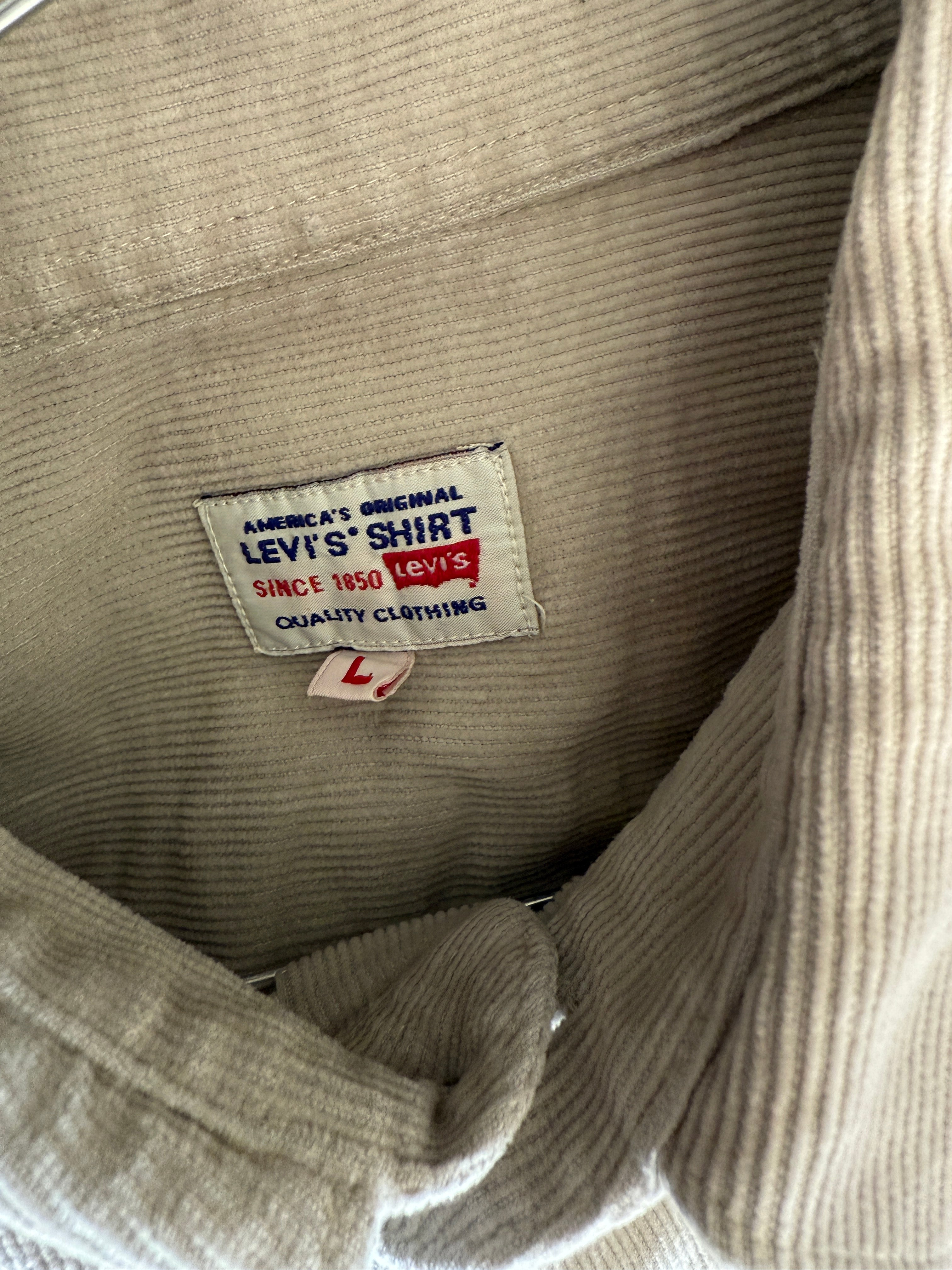 Camicia Levi's anni '70 in cotone a coste