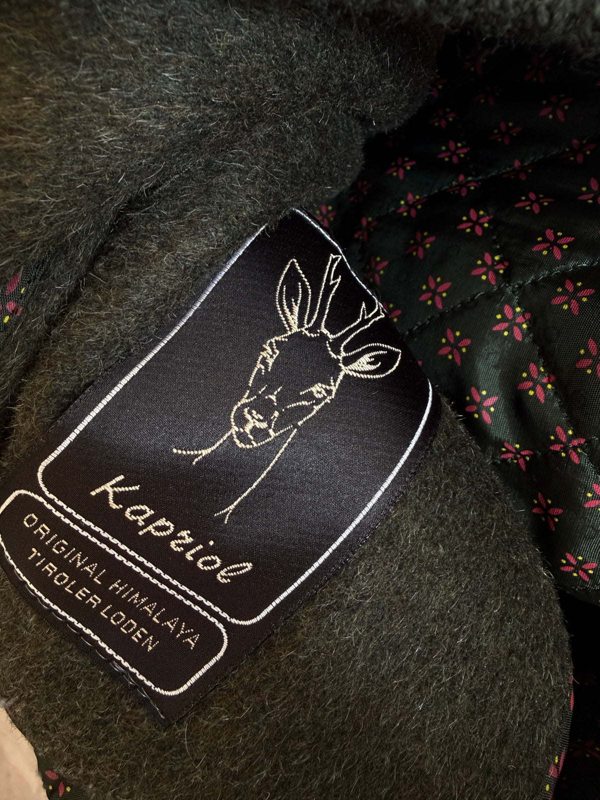 Bomber Kapriol Tiroler Loden Anni '70 Verde Bosco - Taglia XL