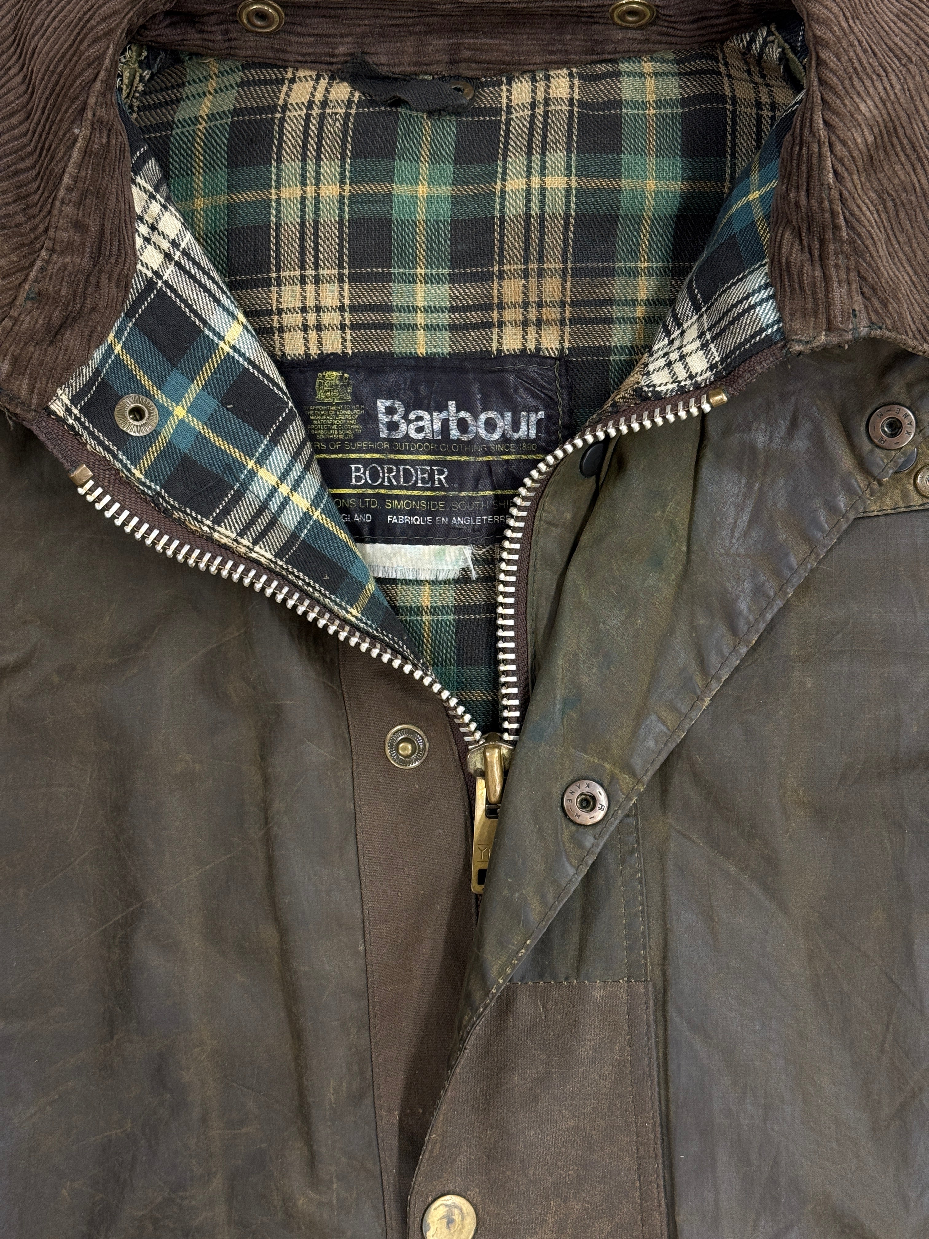 Giacca Barbour Border due Corone – Made in England anni ’80