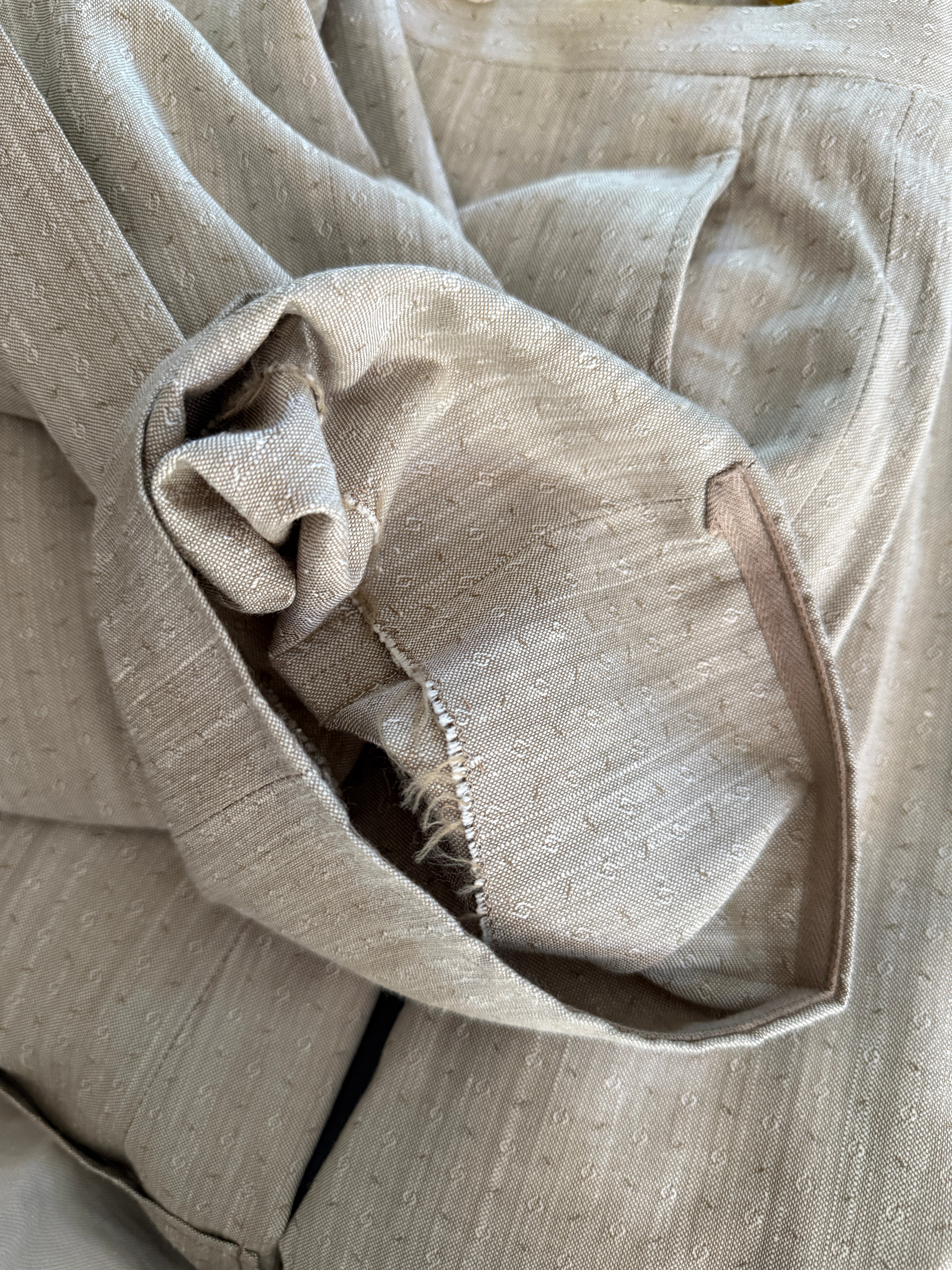 Completo Lubiam Anni '70 Beige - Taglia 48/50