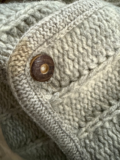 Cardigan tirolese in pura lana - Made in Austria