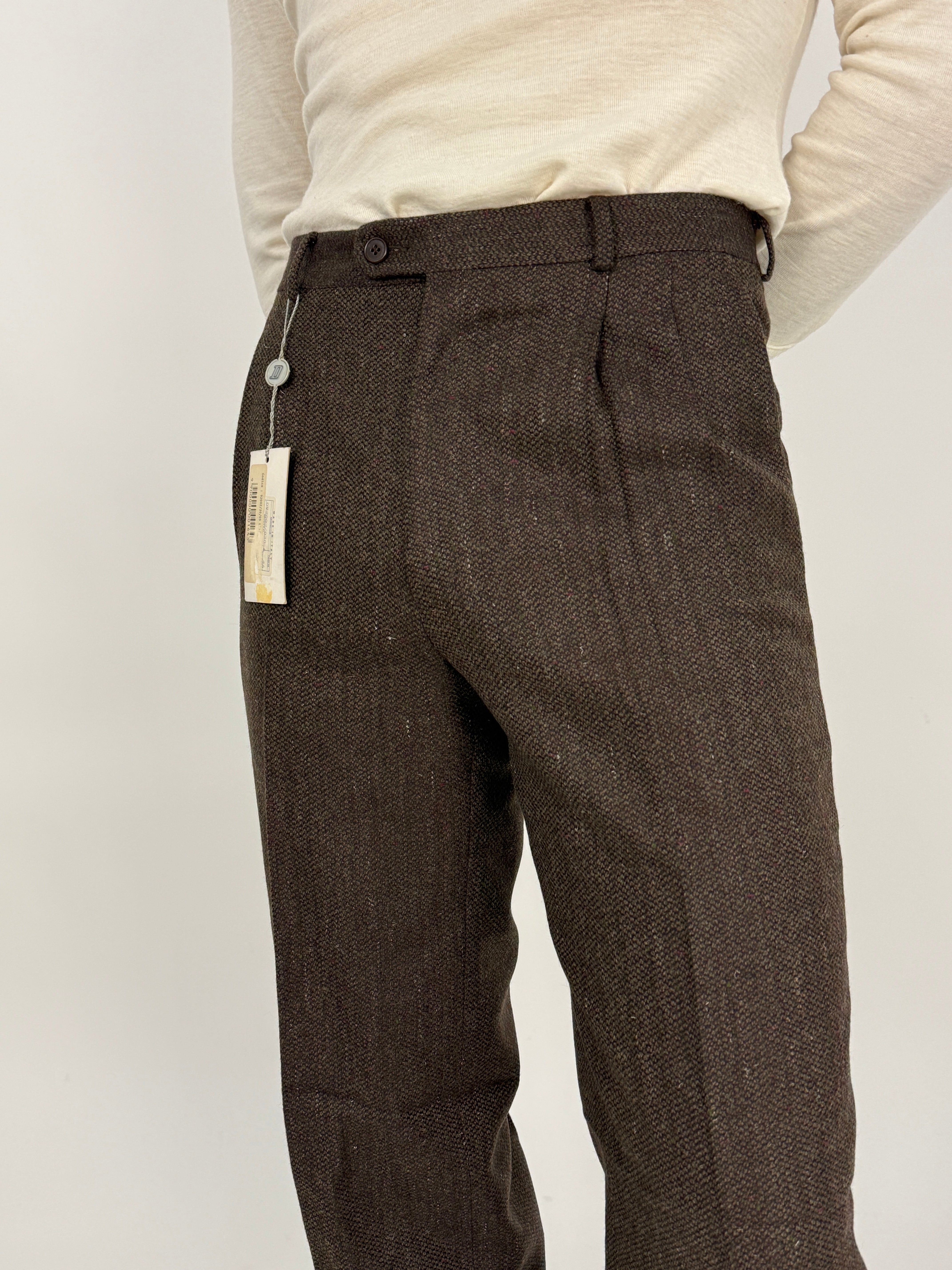 Pantaloni Sartoriali anni '70 - Pura Lana Vergine - Deadstock