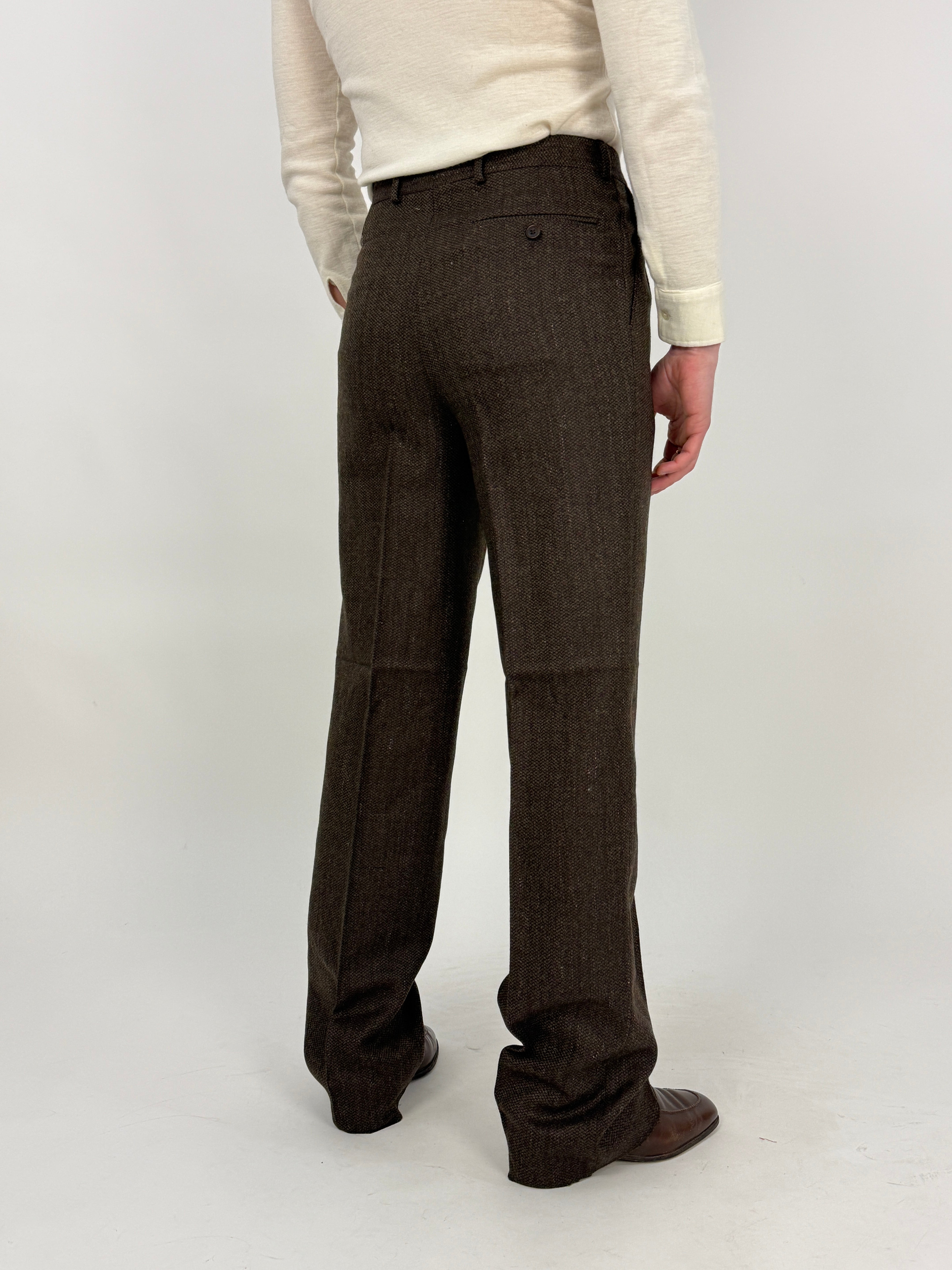 Pantaloni Sartoriali anni '70 - Pura Lana Vergine - Deadstock