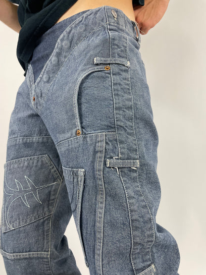 Michiko Koshino Japanese Fabric jeans