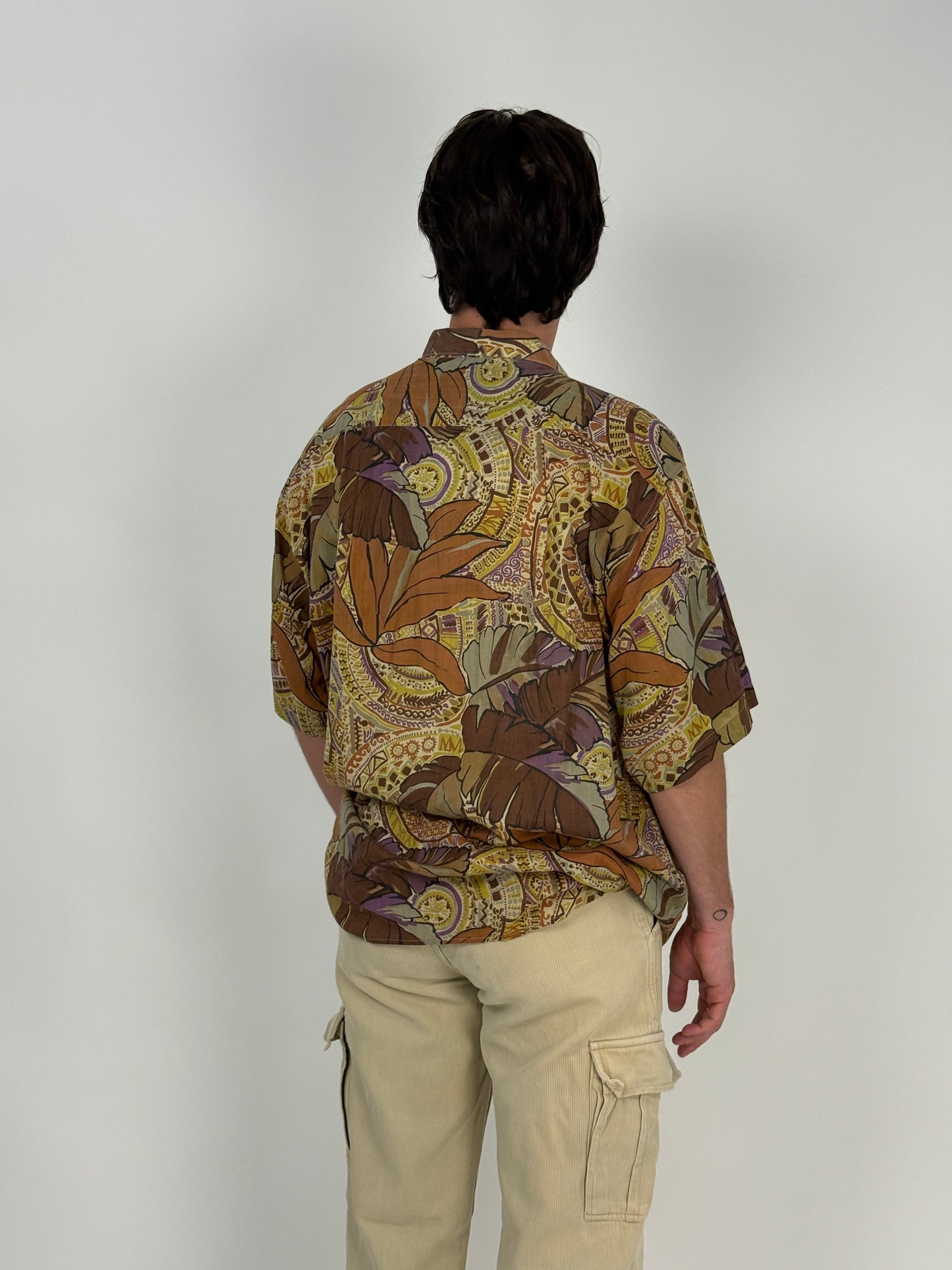 Camicia manica corta fantasia