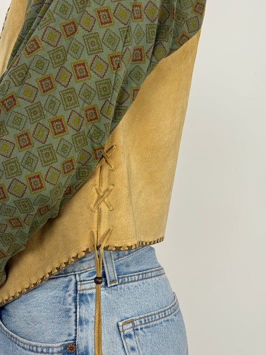 Gilet in camoscio Maverick