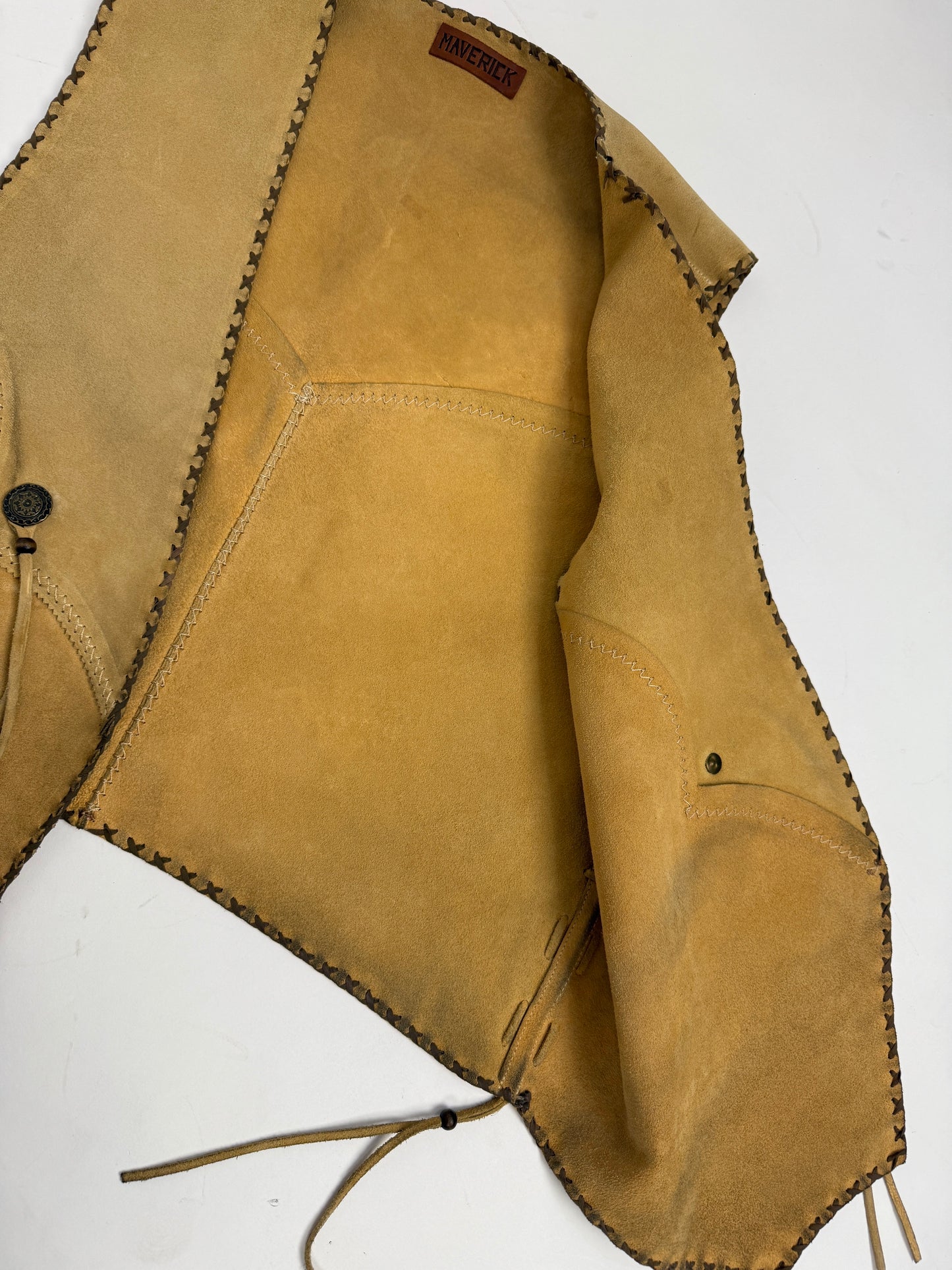 Gilet in camoscio Maverick