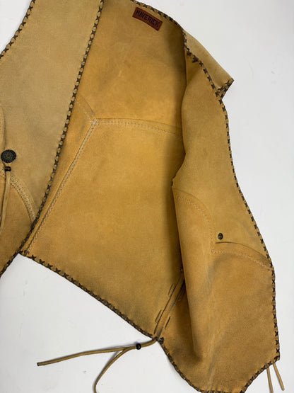 Gilet in camoscio Maverick