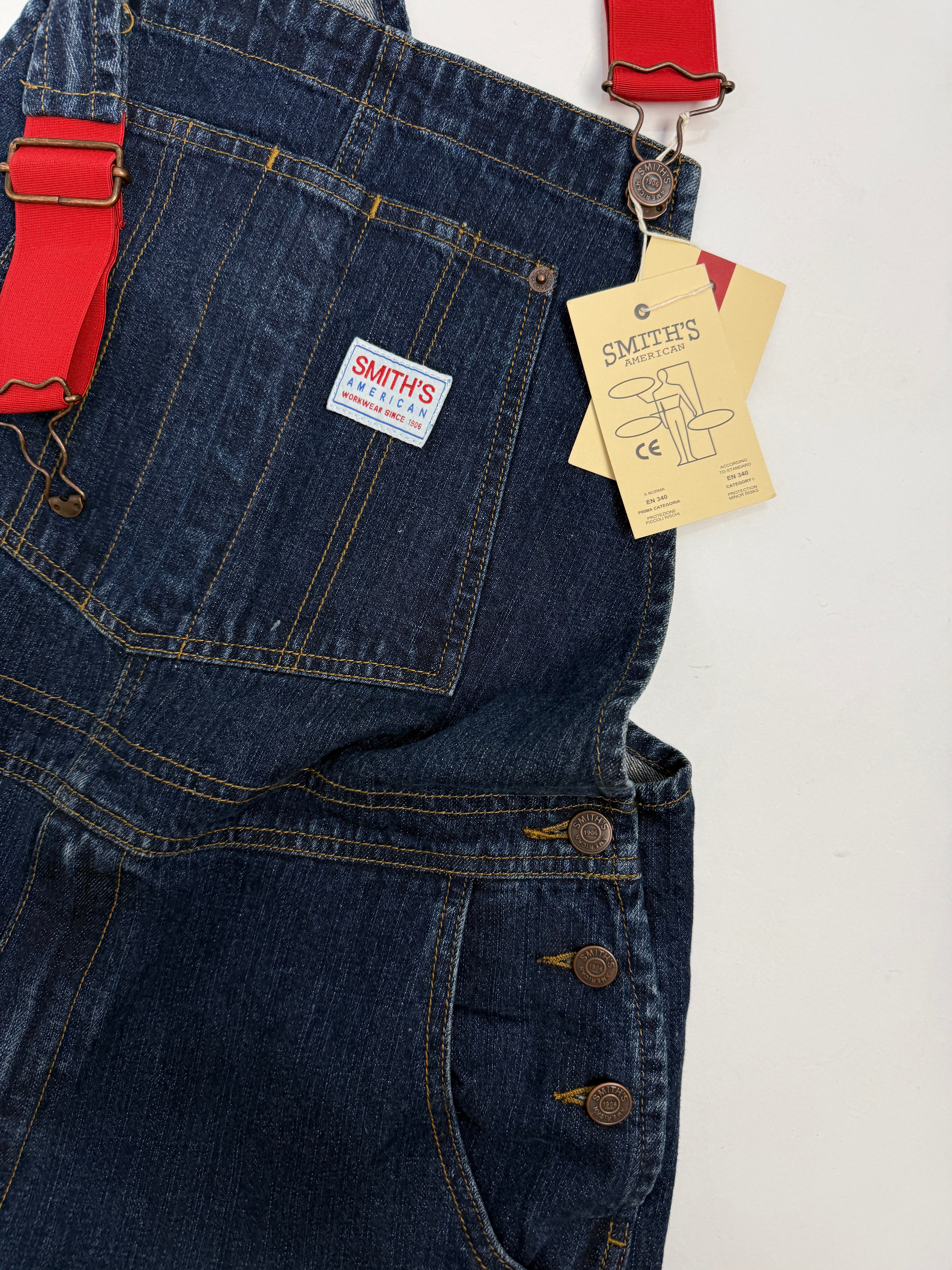 Salopette Vintage Smith's American Denim - Taglia L