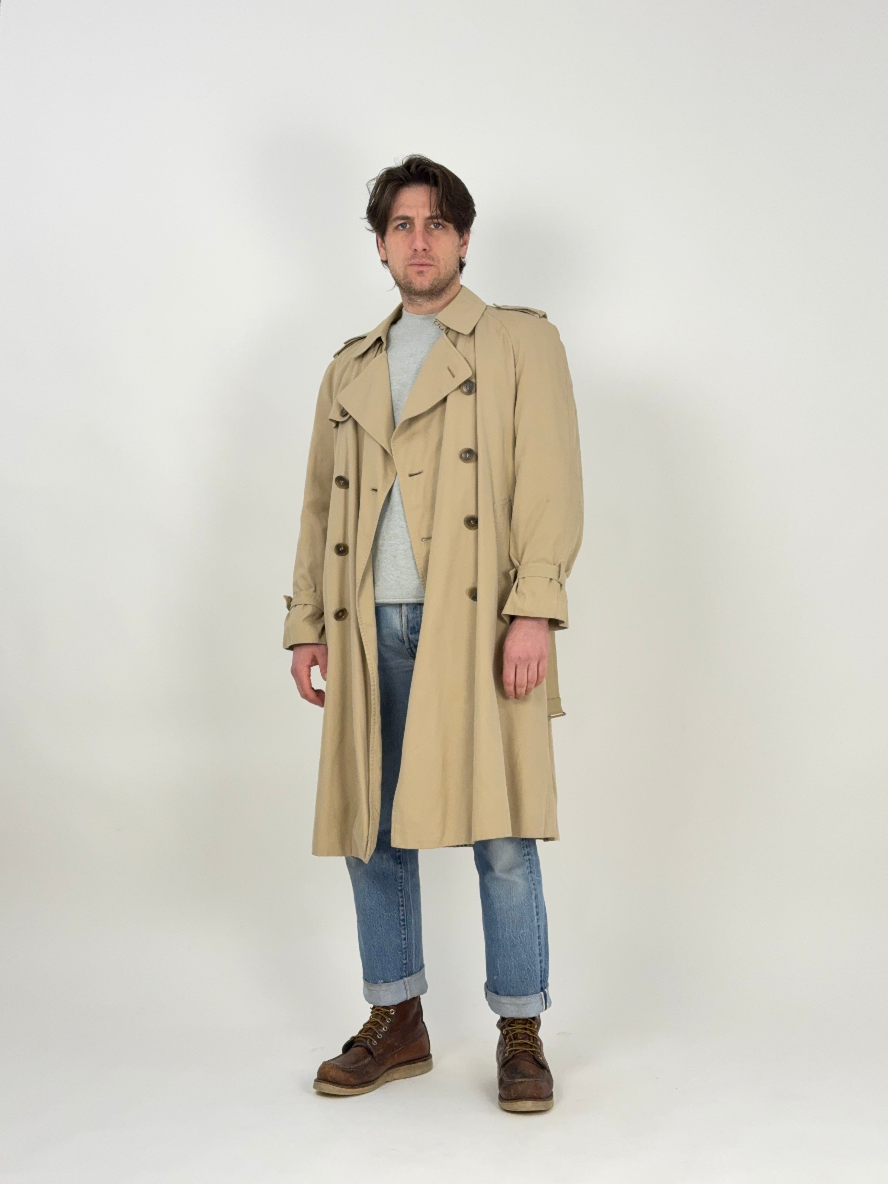 Trench San Giorgio con fodera tartan